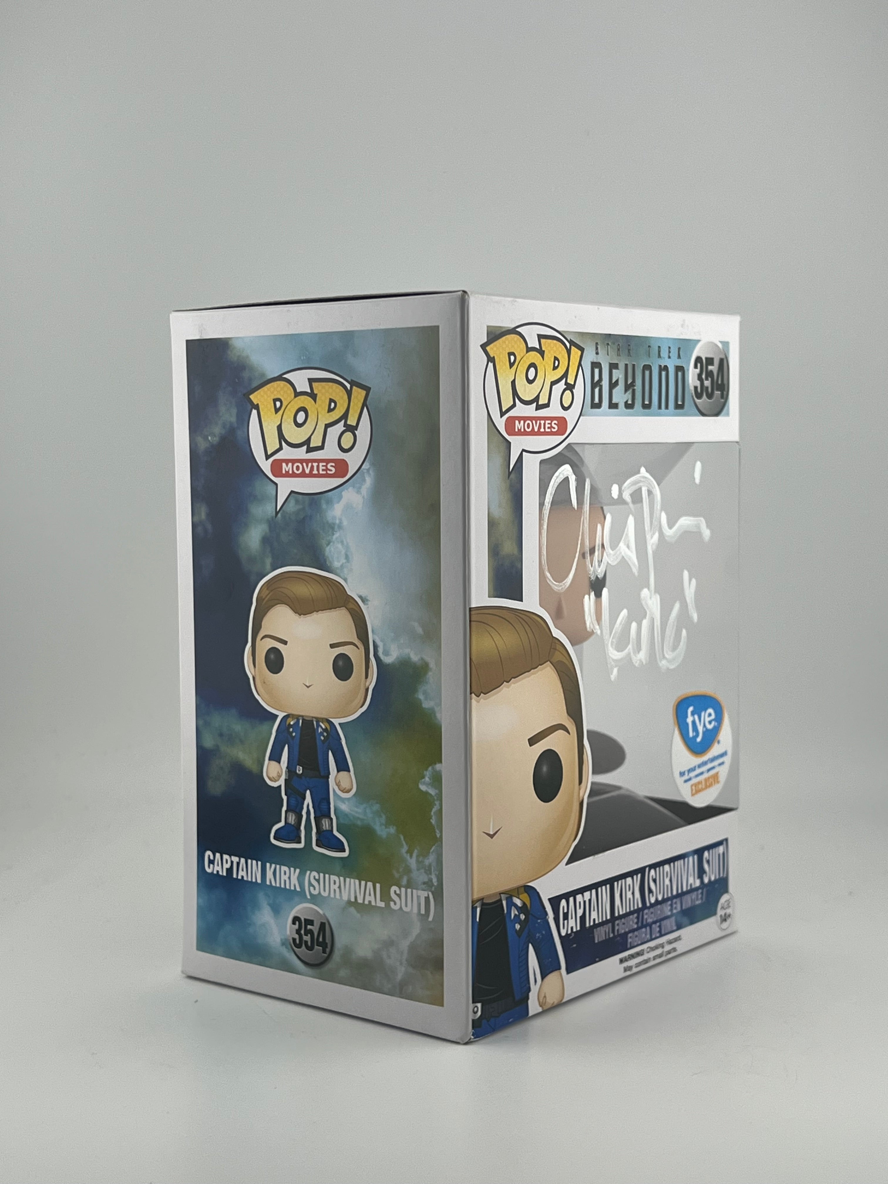 Funko Pop! CAPTAIN KIRK (SURVIVAL SUIT) 354 FYE EXCLUSIVE AUTO