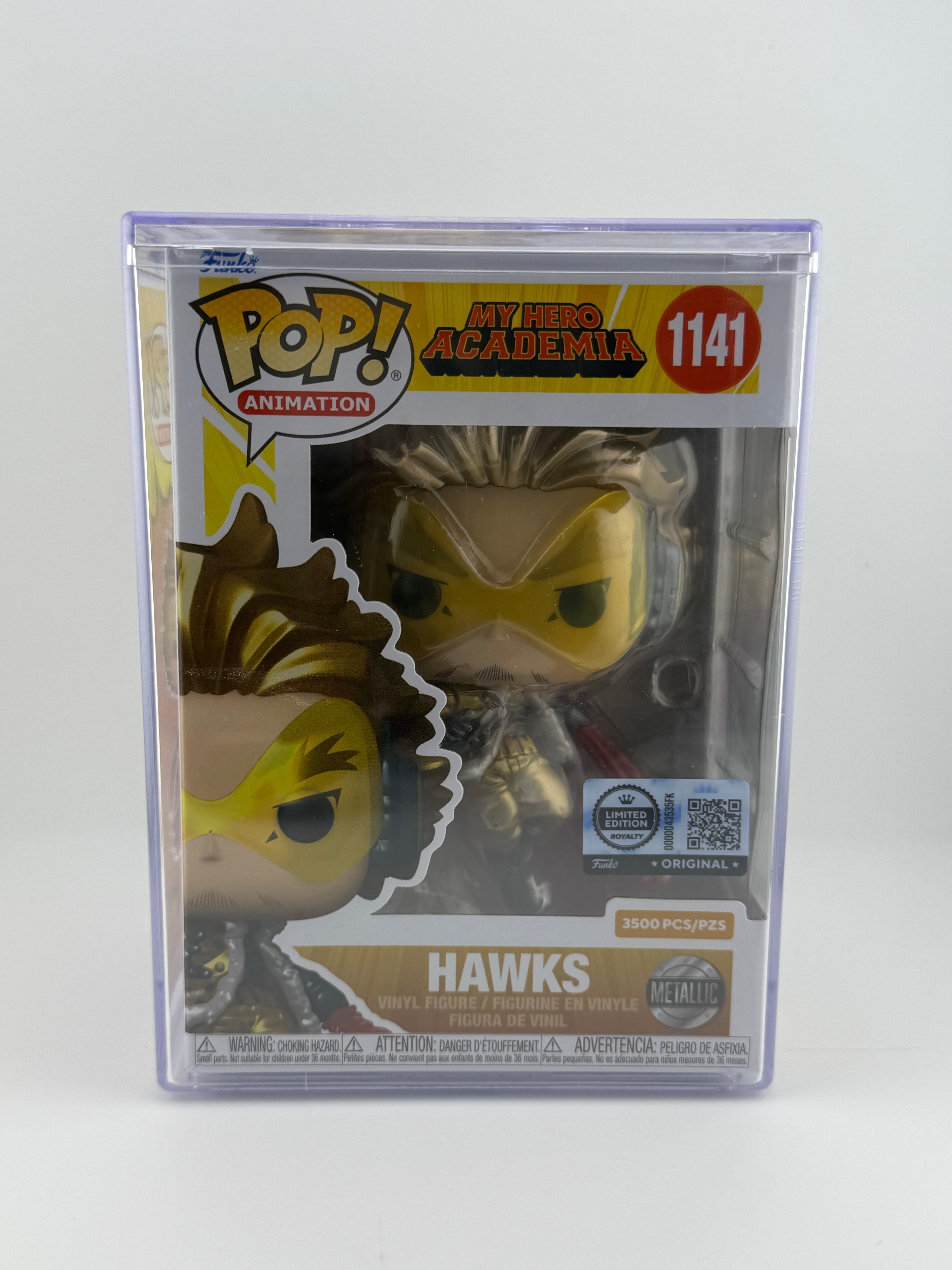 Funko POP! HAWKS 1141 FUNKO SHOP EXCLUSIVE METALLIC LE 3500