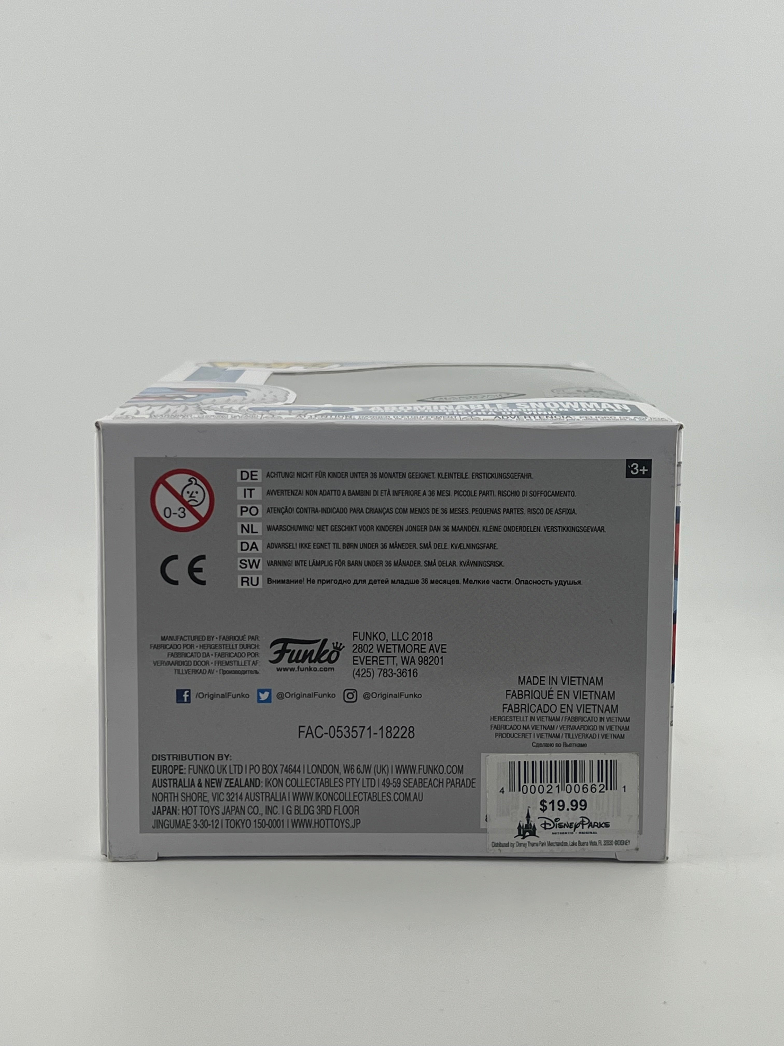 Funko Pop - ABOMINABLE SNOWMAN 289 DIAMOND / DISNEY PARKS