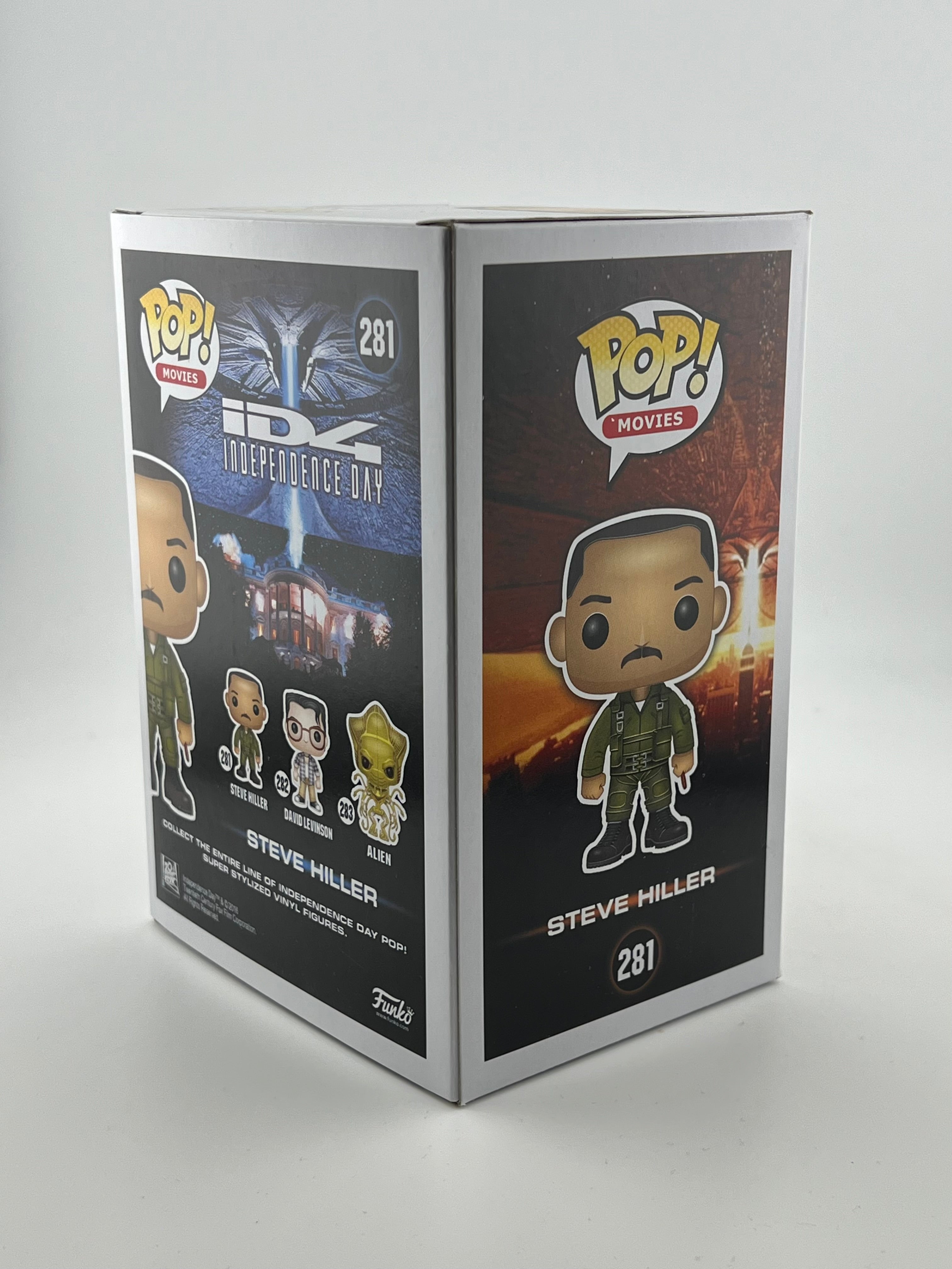 Will Smith Signed - STEVE HILLER 281 Funko Pop! - Independence Day + Beckett Certification