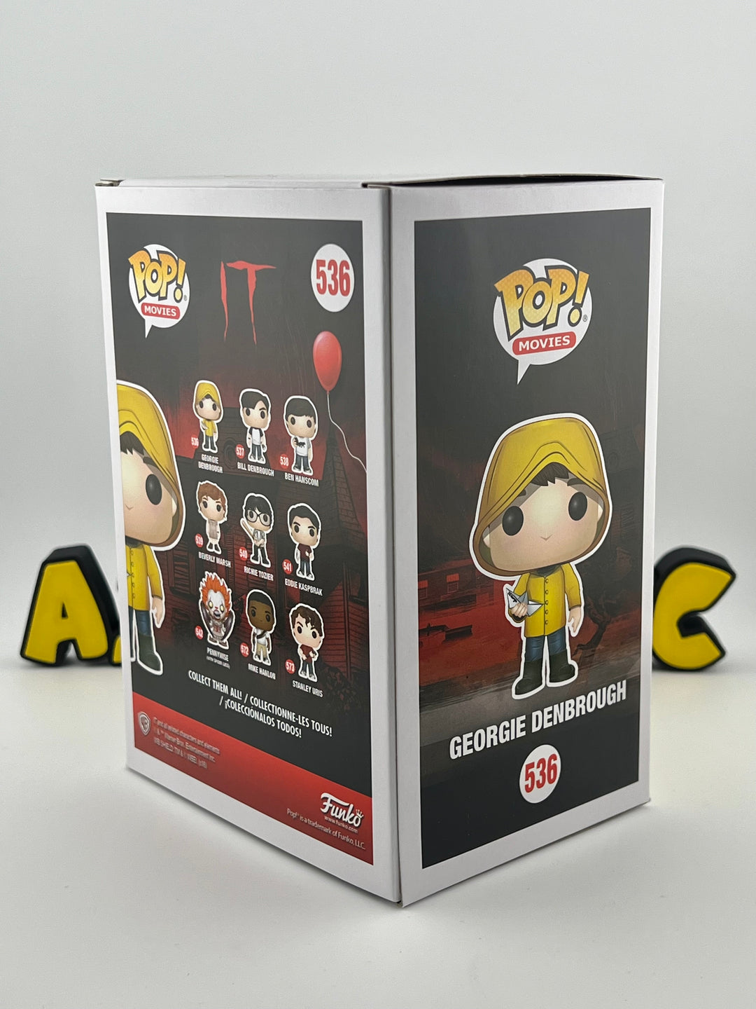 Georgie Denbrough 536 Chase - Signed By Jackson Robert Scott - Beckett Certified - Funko Pop