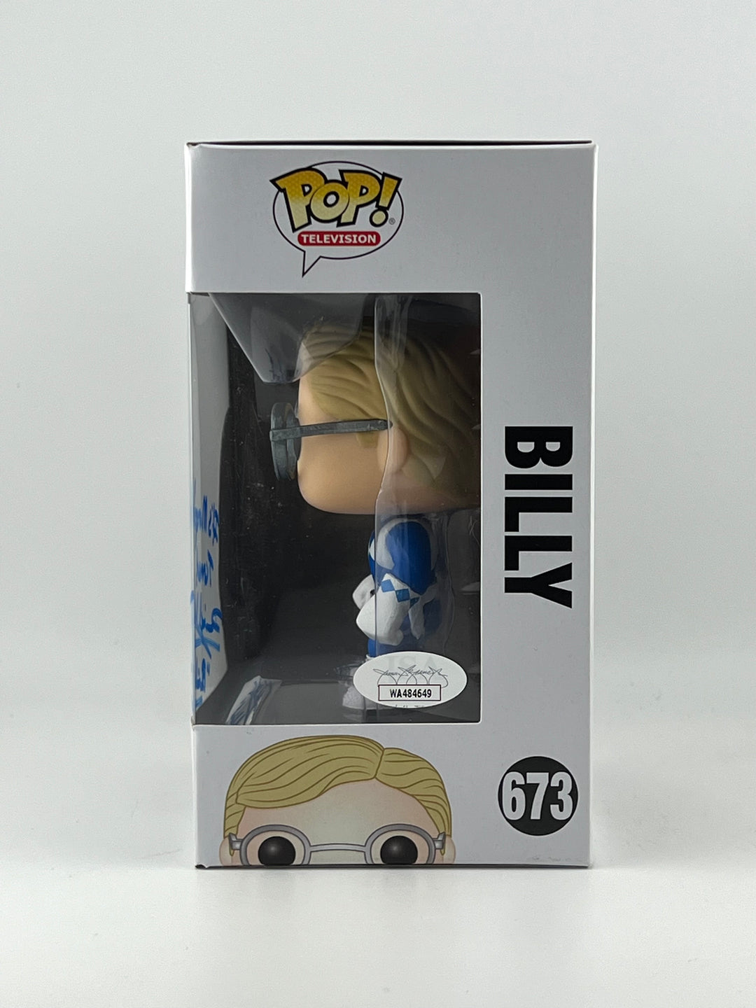 Funko Pop! Billy 673 Autographed by David Yost JSA Authenticstrd