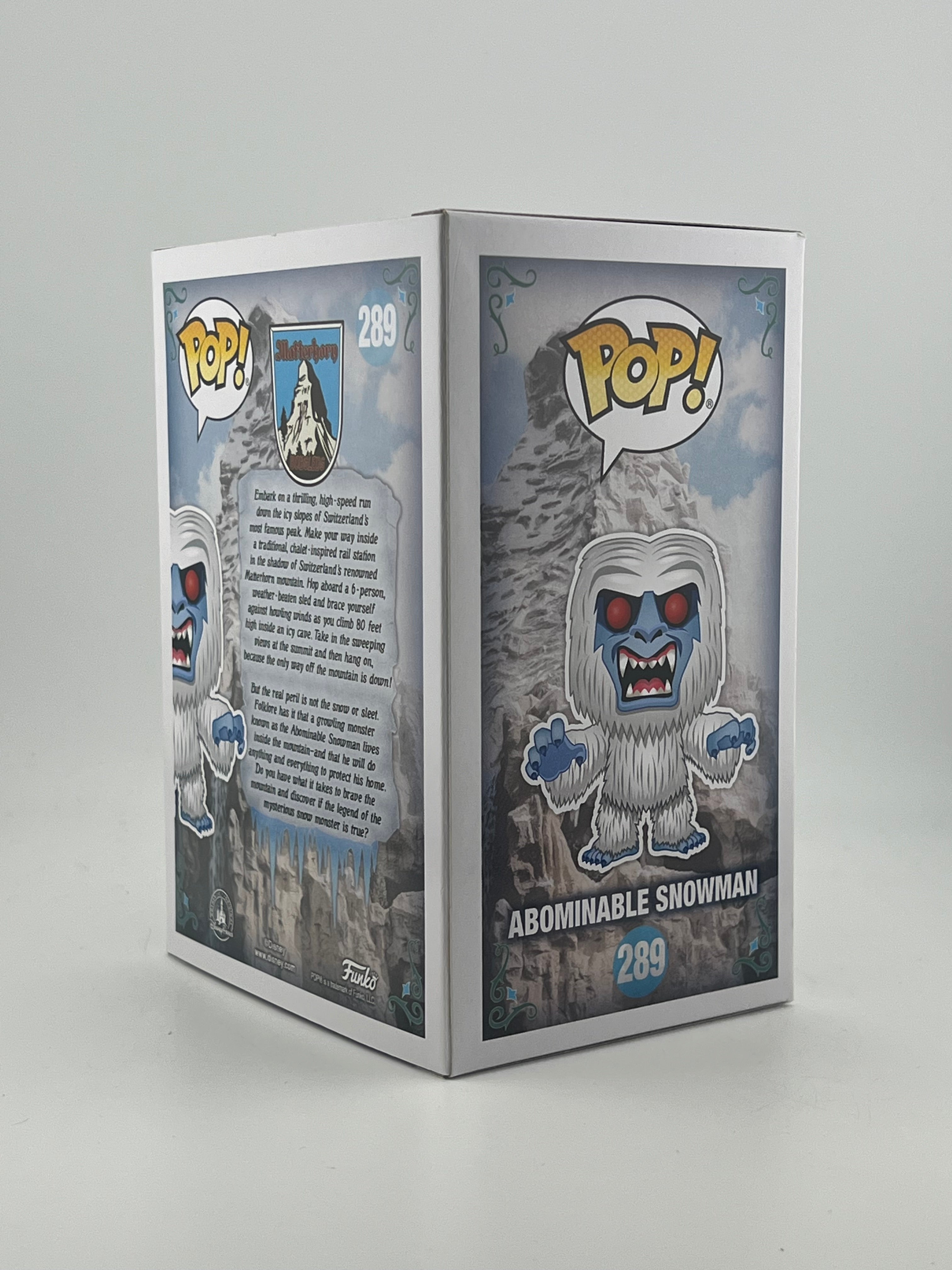 Funko Pop - ABOMINABLE SNOWMAN 289 DIAMOND / DISNEY PARKS