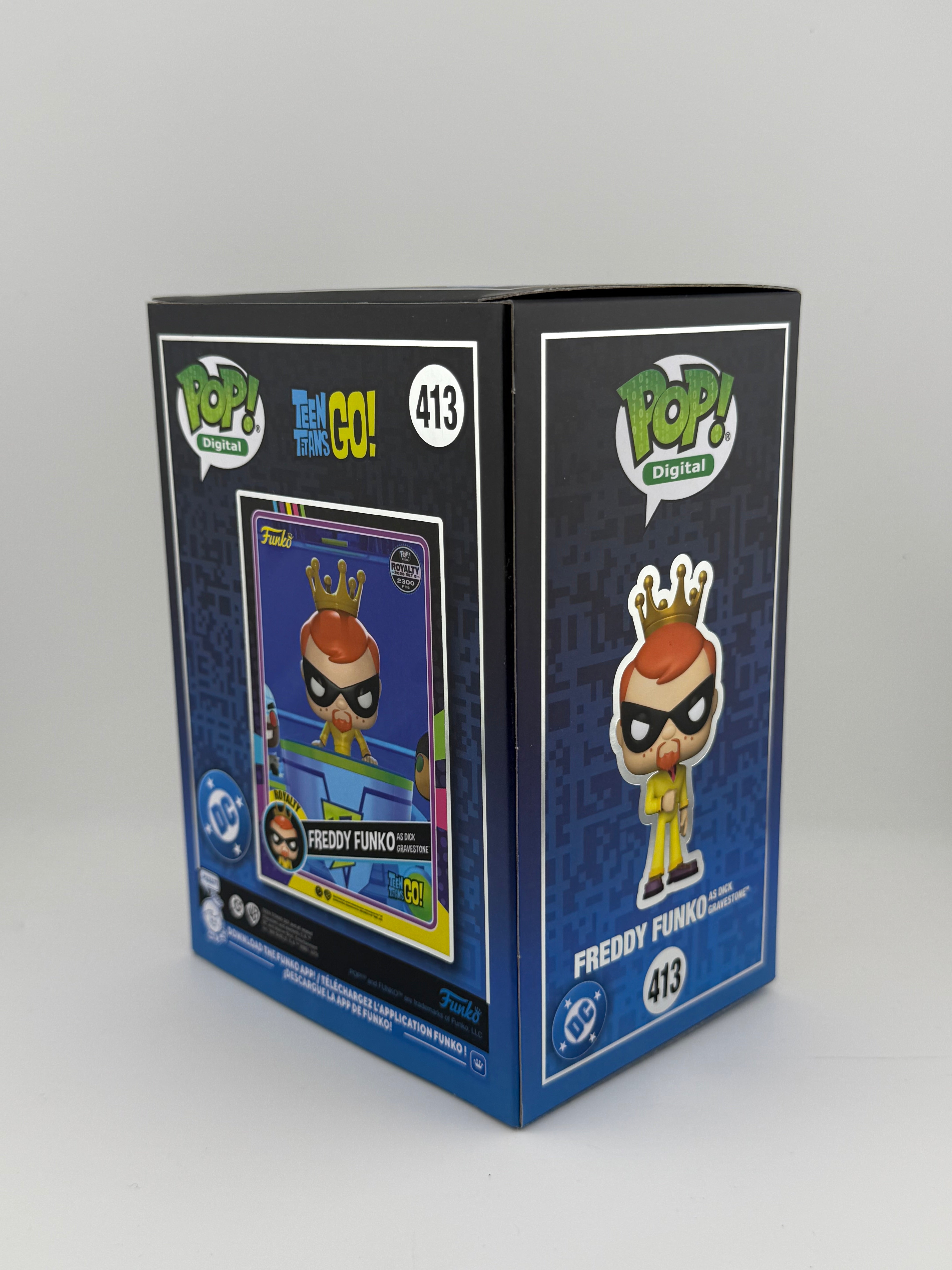 Funko POP! FREDDY FUNKO AS DICK GRAVESTONE 413 NFT EXCLUSIVE LE 943