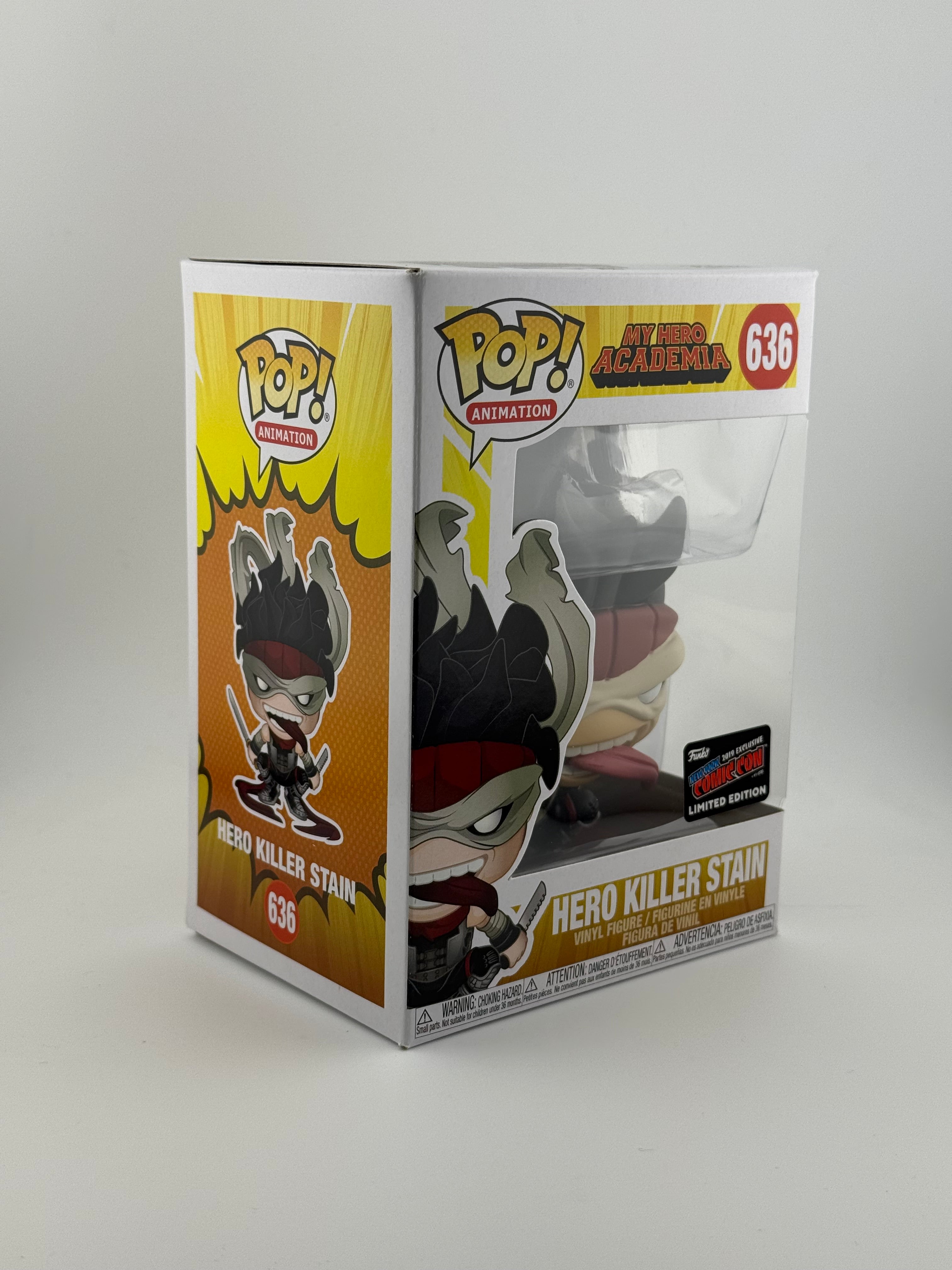 Funko Pop! Hero Killer Stain 636 2019 New York Comic Con Exclusive