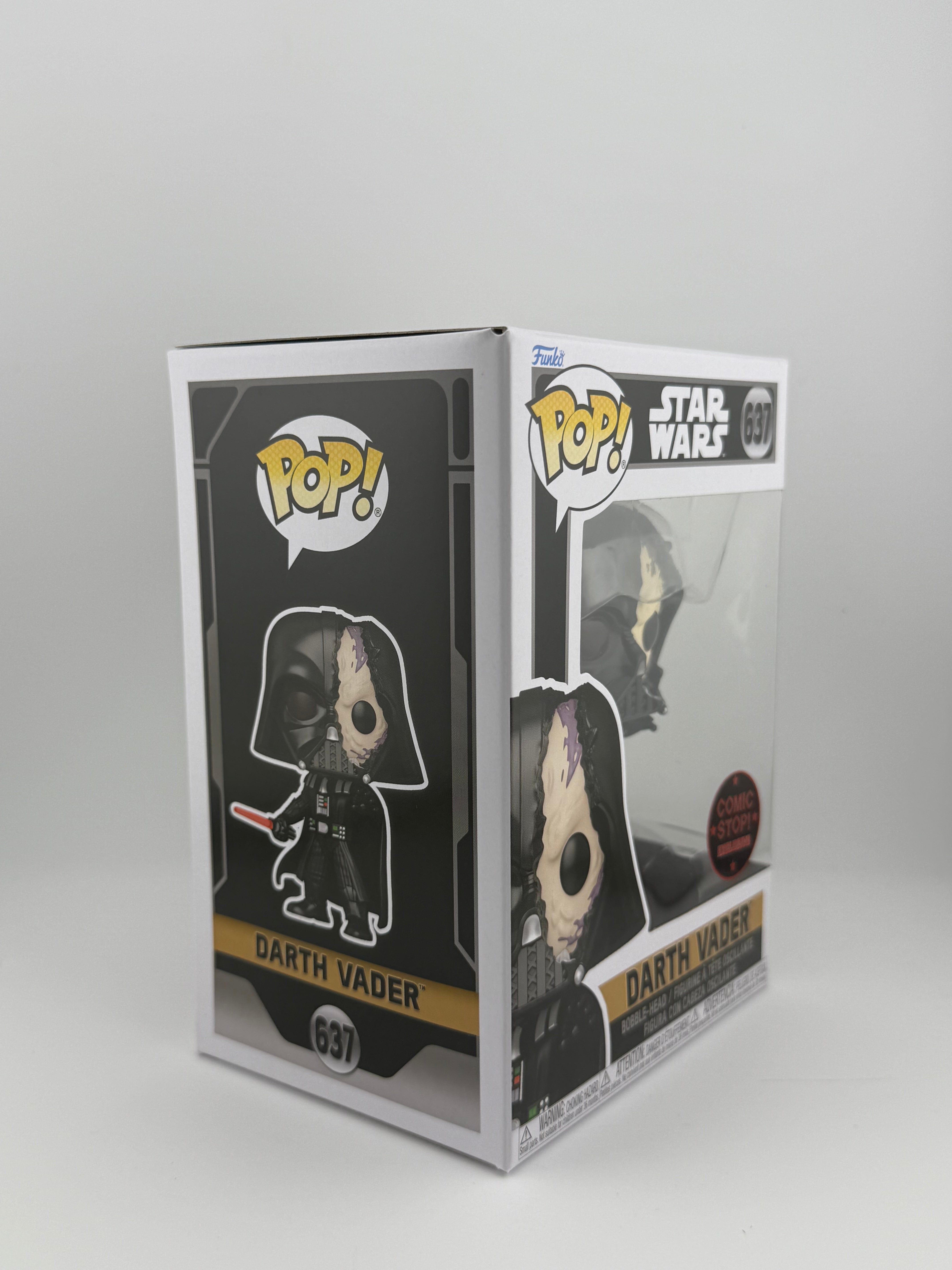 Funko POP! DARTH VADER 637 COMIC STOP EXCLUSIVE