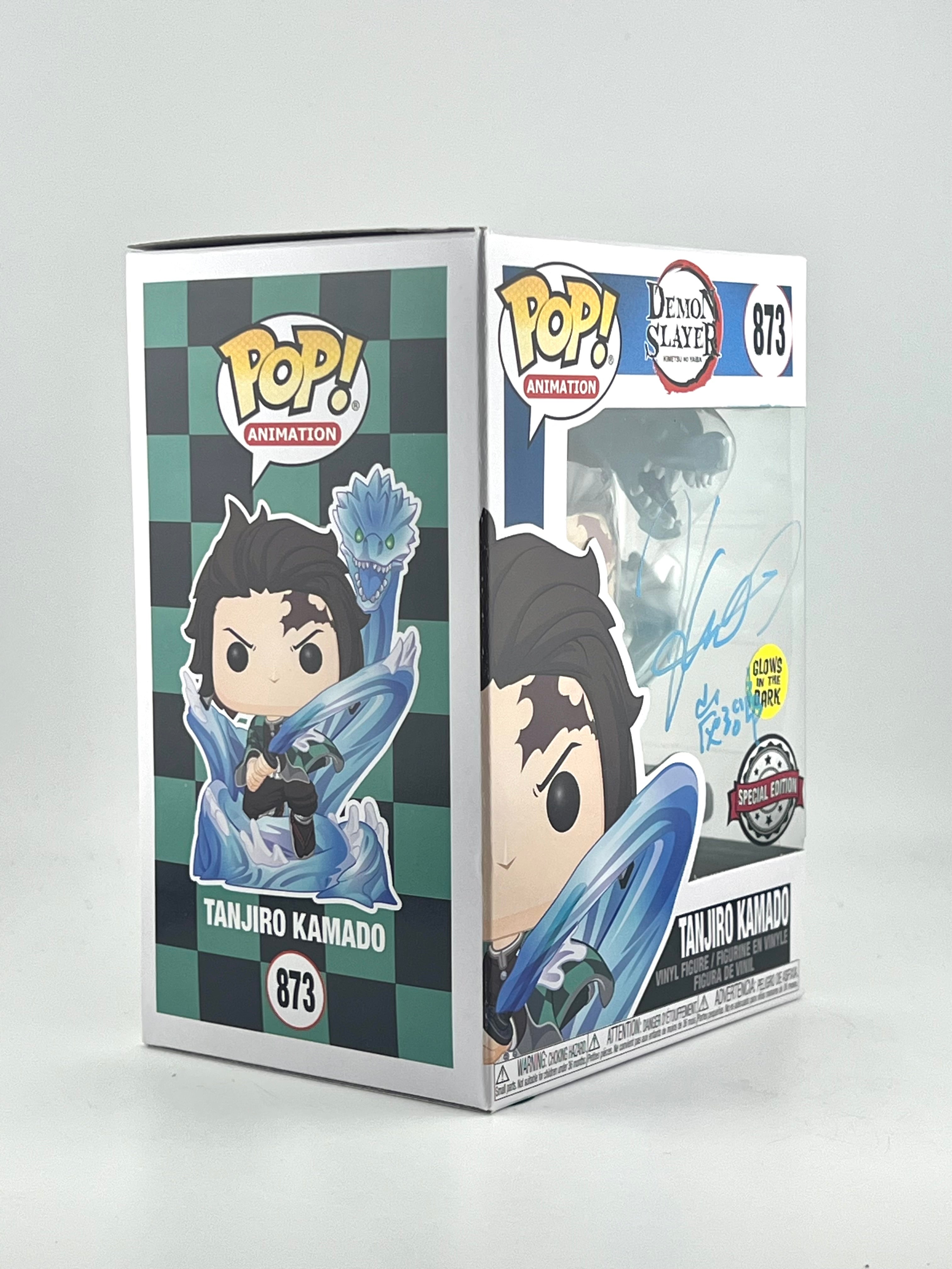 Funko Pop! TANJIRO KAMADO 873 GITD SPECIAL EDITION AUTO