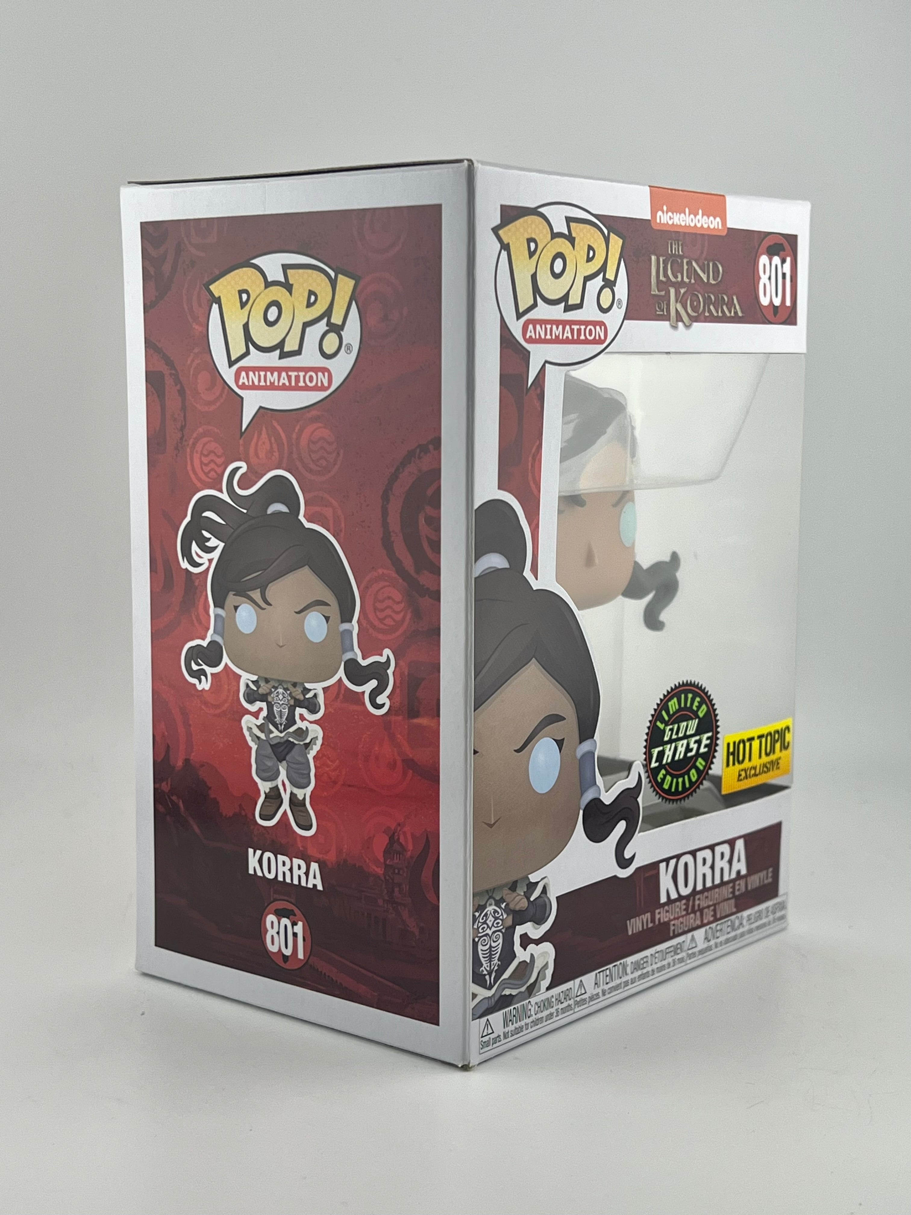 Funko Pop! KORRA 801 GITD CHASE HOT TOPIC EXCLUSIVE