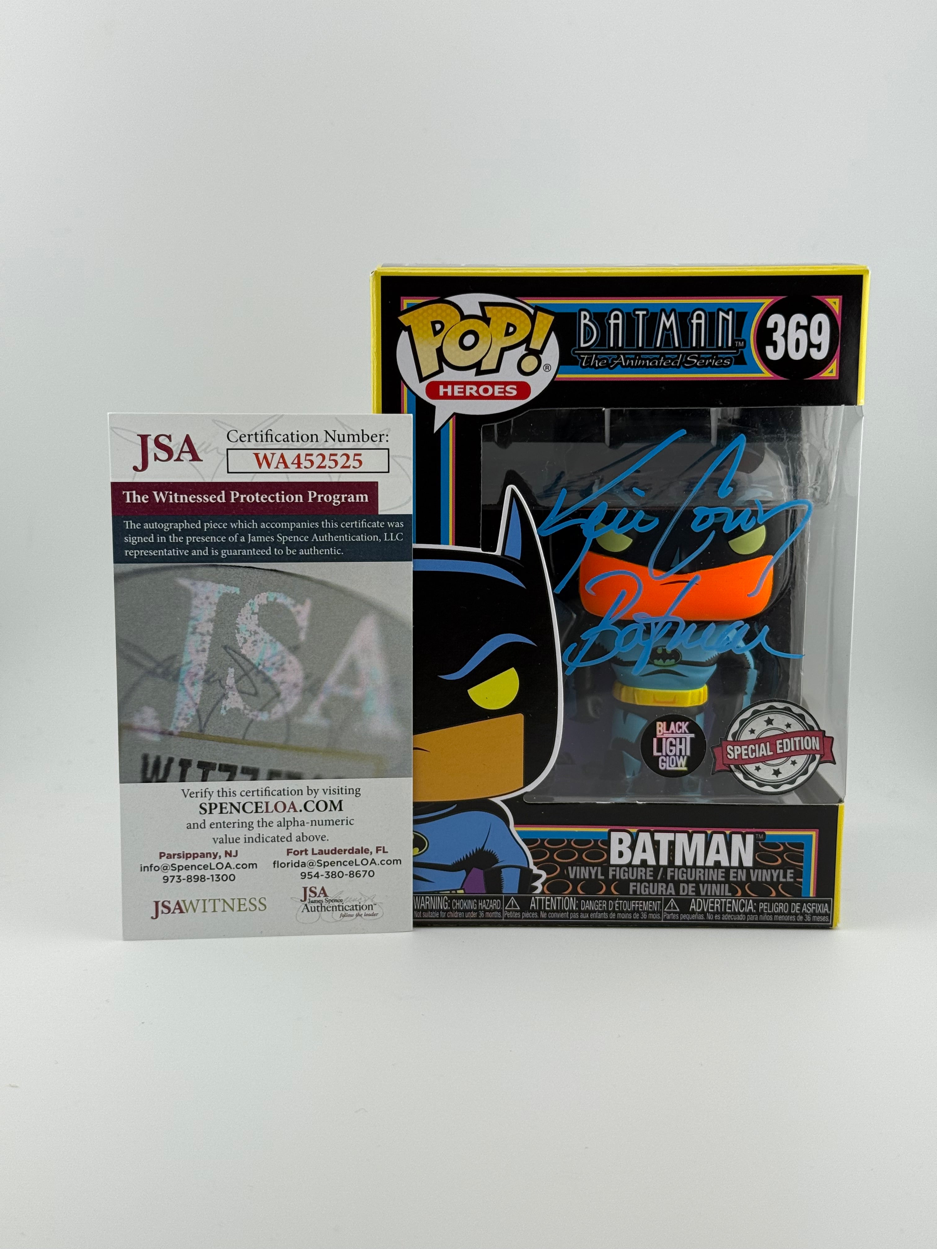 Funko Pop! Batman 369 Kevin Conroy Signed/Autograph JSA AUTHENTICATION