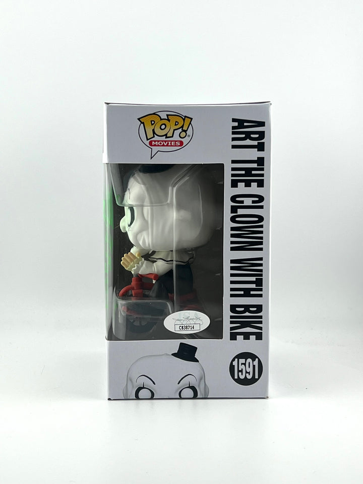 Funko Pop! Art the clown with bike 1591 Autographed by David Howard Thornton JSA authenticated