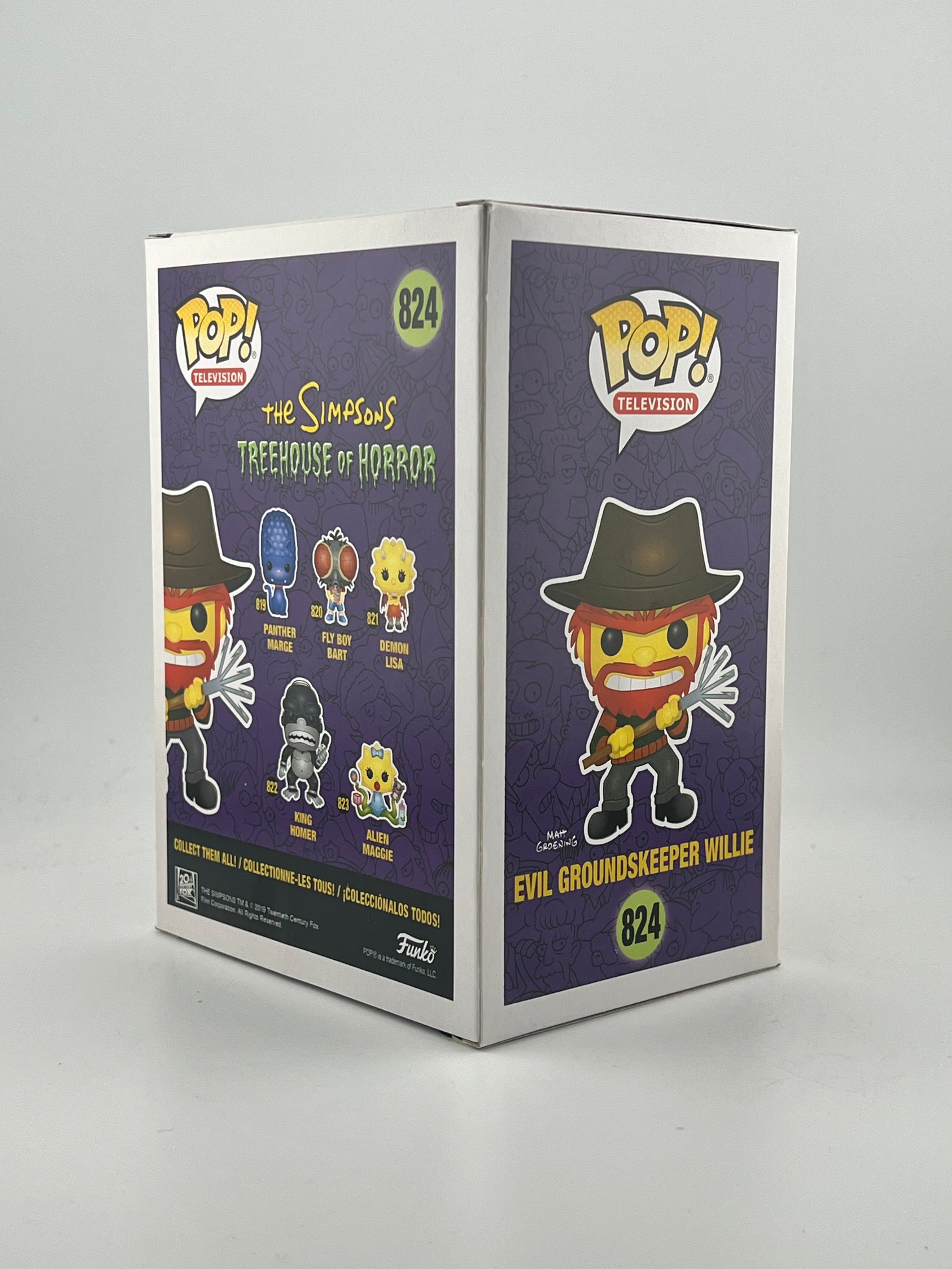 Funko Pop! EVIL GROUNDSKEEPER WILLIE 824 2019 NYCC EXCLUSIVE
