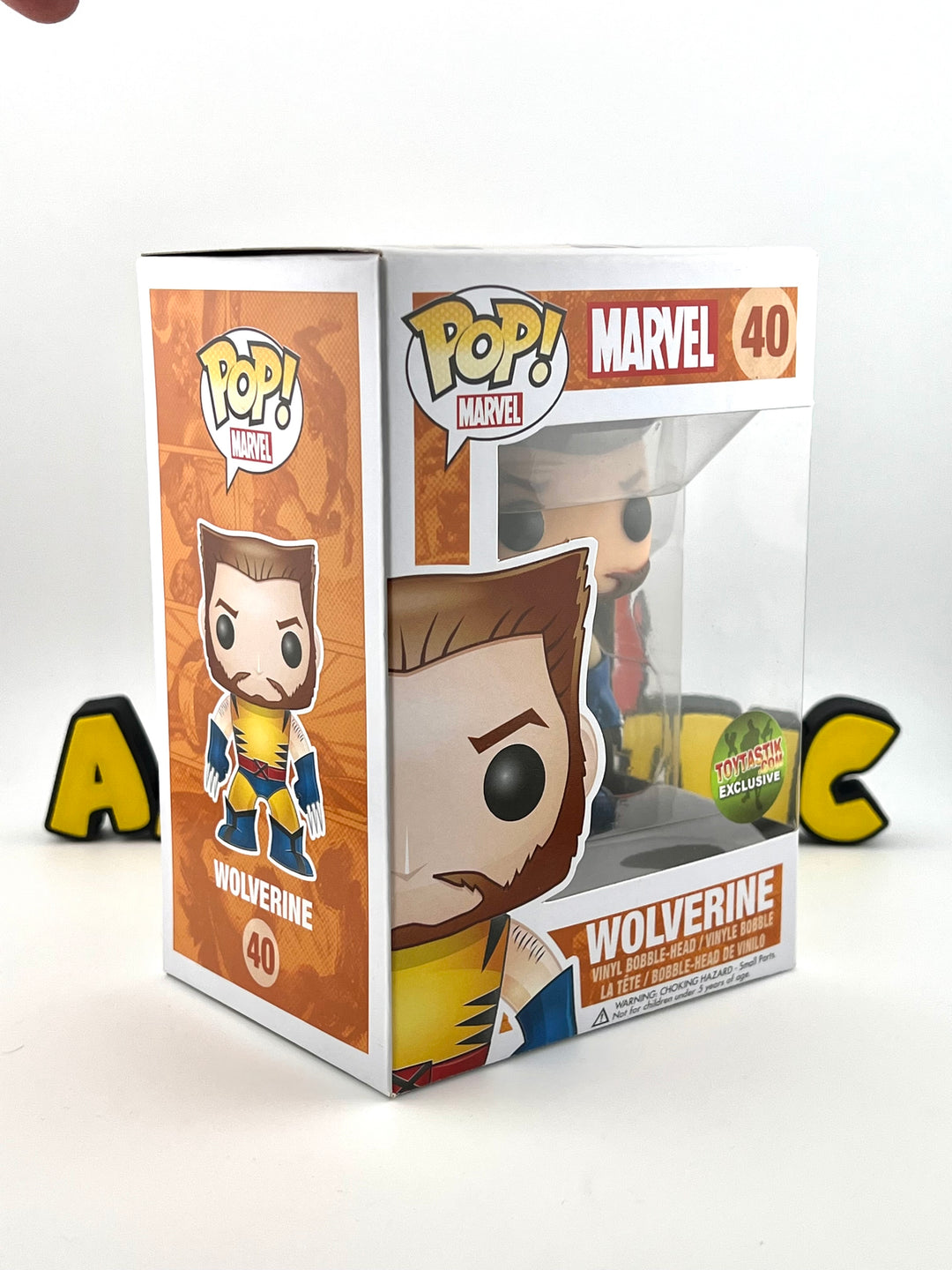 Funko Pop! Wolverine (Unmasked) 40 - Toytastik Exclusive - X-Men