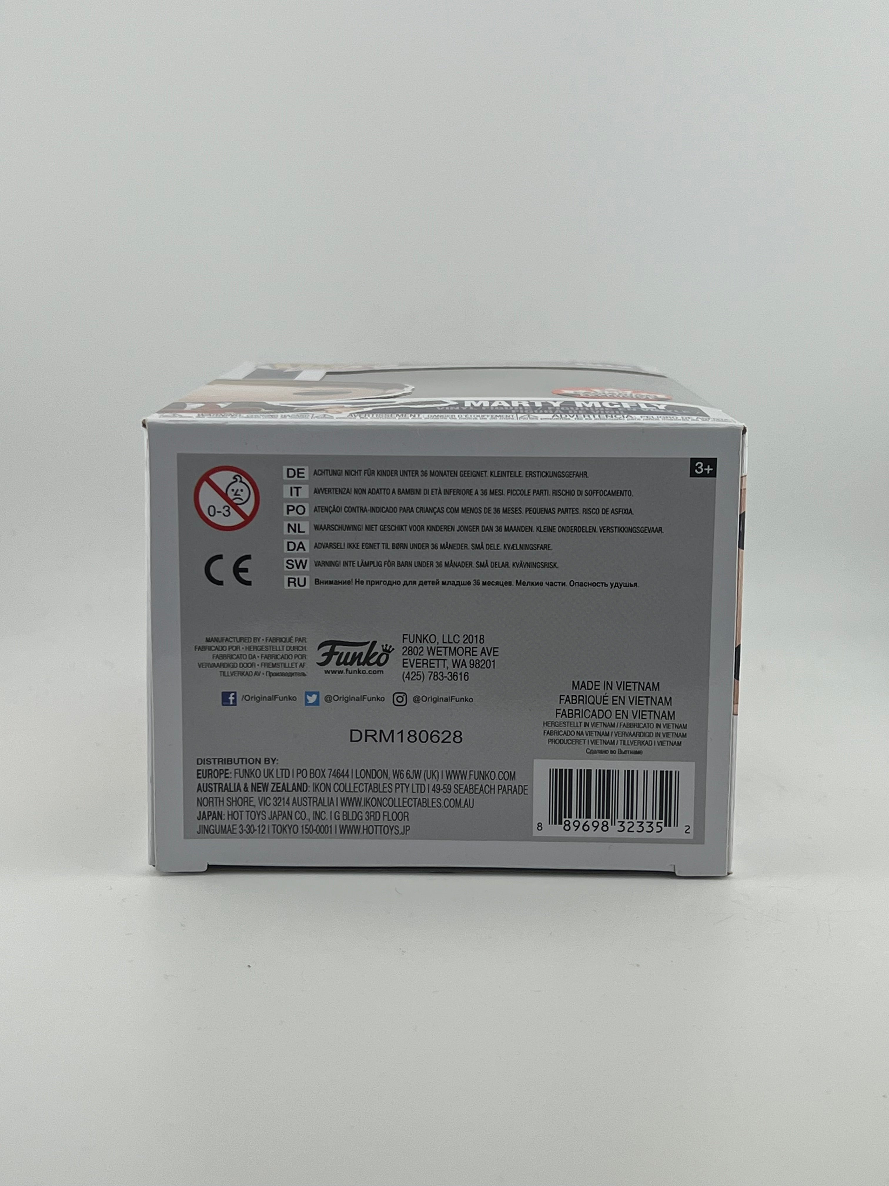 Funko Pop - MARTY MCFLY 602 2018 CANADIAN CONVENTION - Damaged