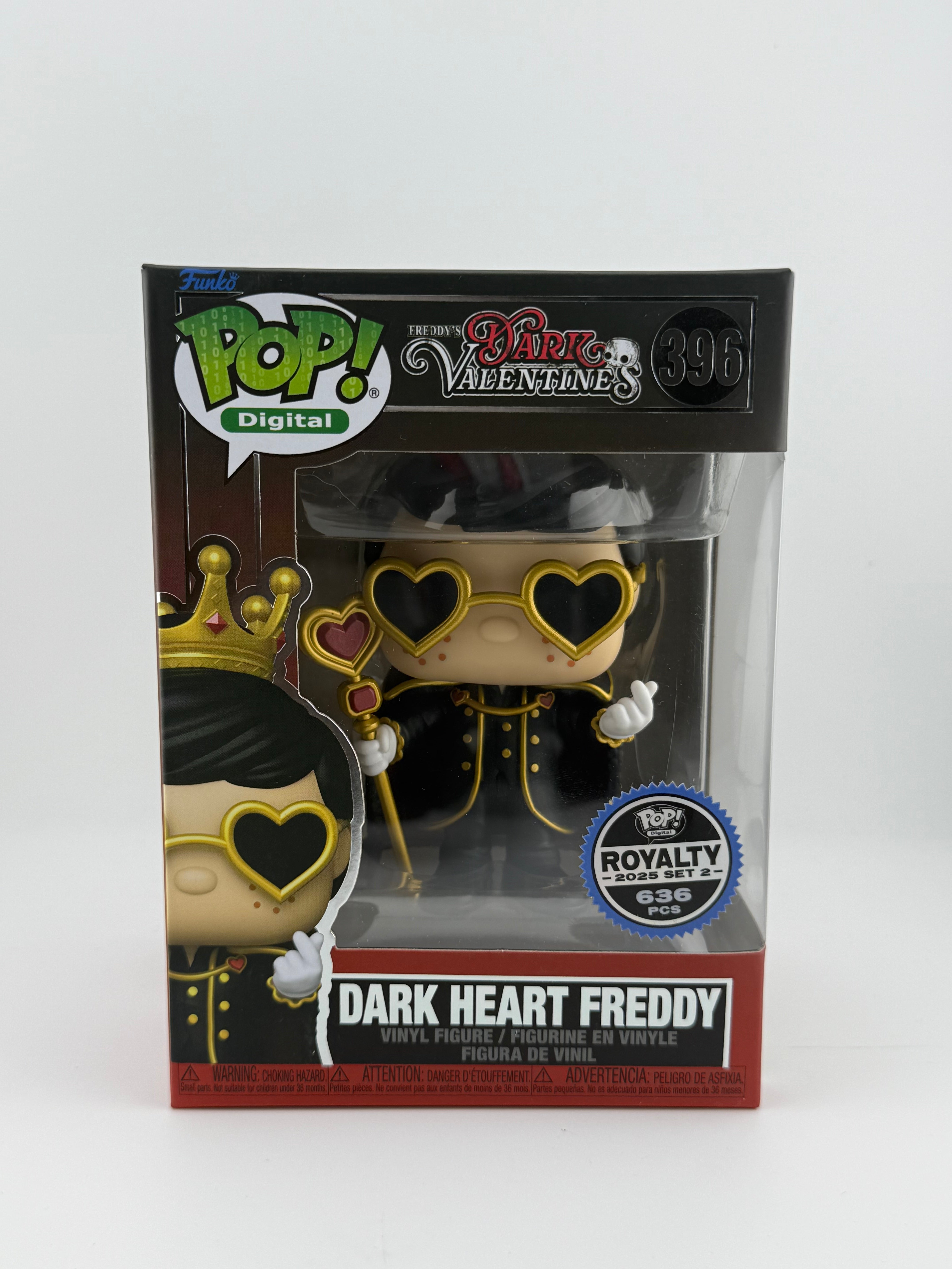Funko POP! DARK HEART FREDDY 396 NFT EXCLUSIVE LE 636