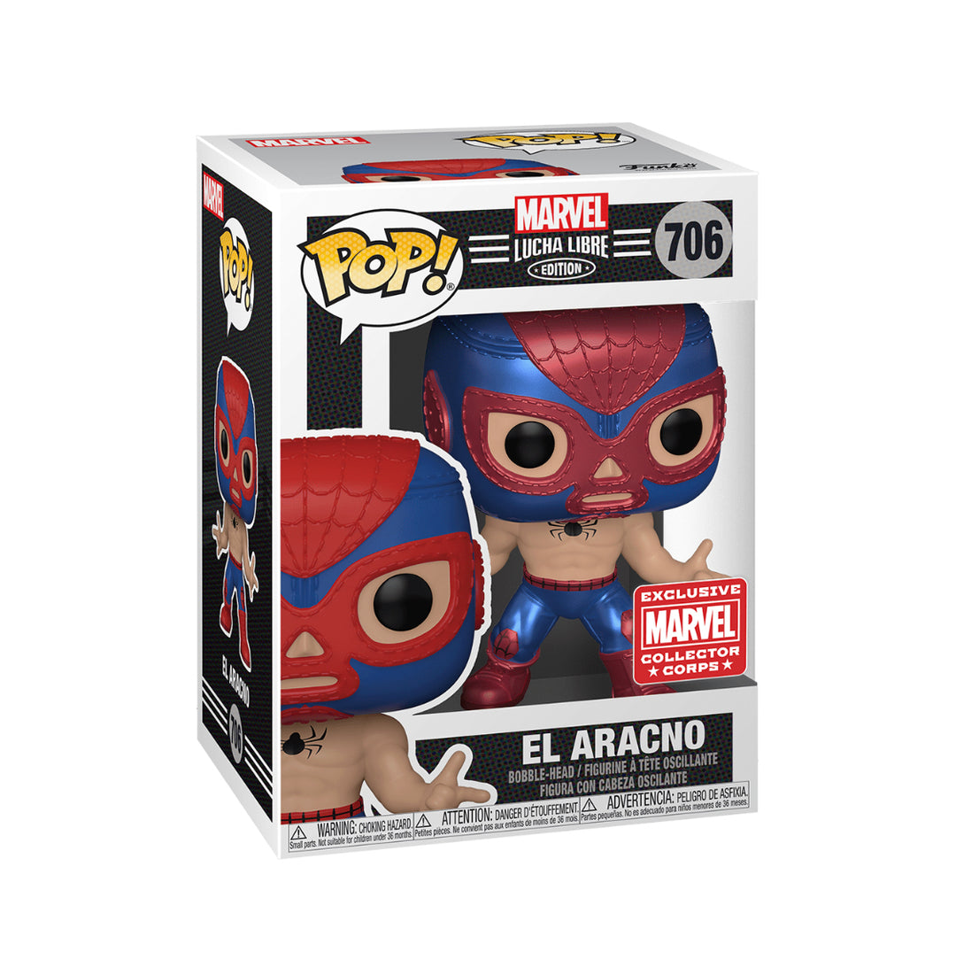 FUNKO POP! EL ARACNO 706 MARVEL COLLECTOR CORPS EXCLUSIVE