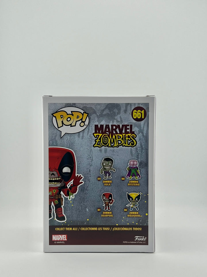 Funko Pop! Zombie Deadpool 661 - Autographed by Ryan Reynolds with Beckett Authentication