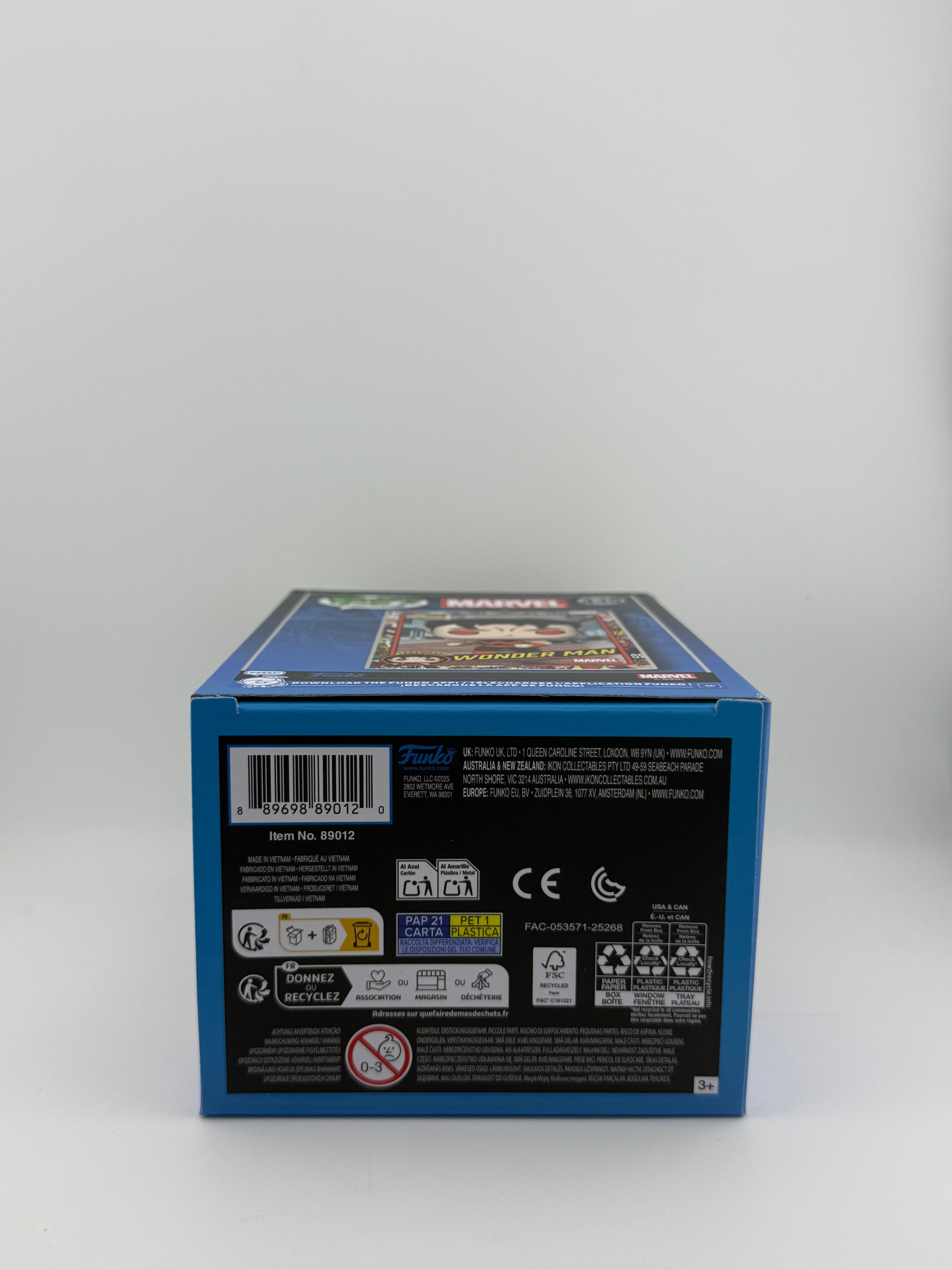 Funko POP! WONDER MAN 436 NFT EXCLUSIVE LE 1203