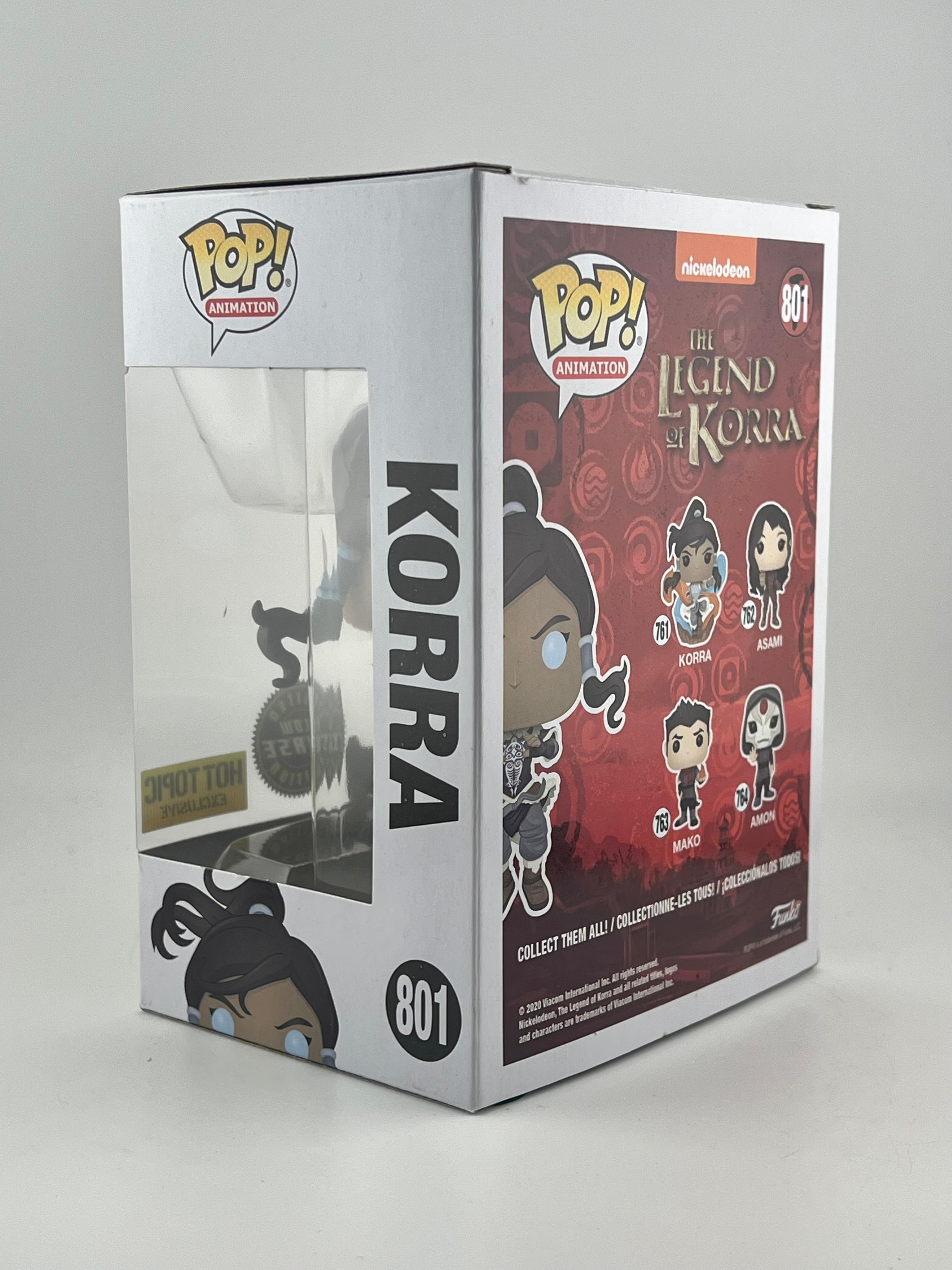 Funko Pop! KORRA 801 GITD CHASE HOT TOPIC EXCLUSIVE
