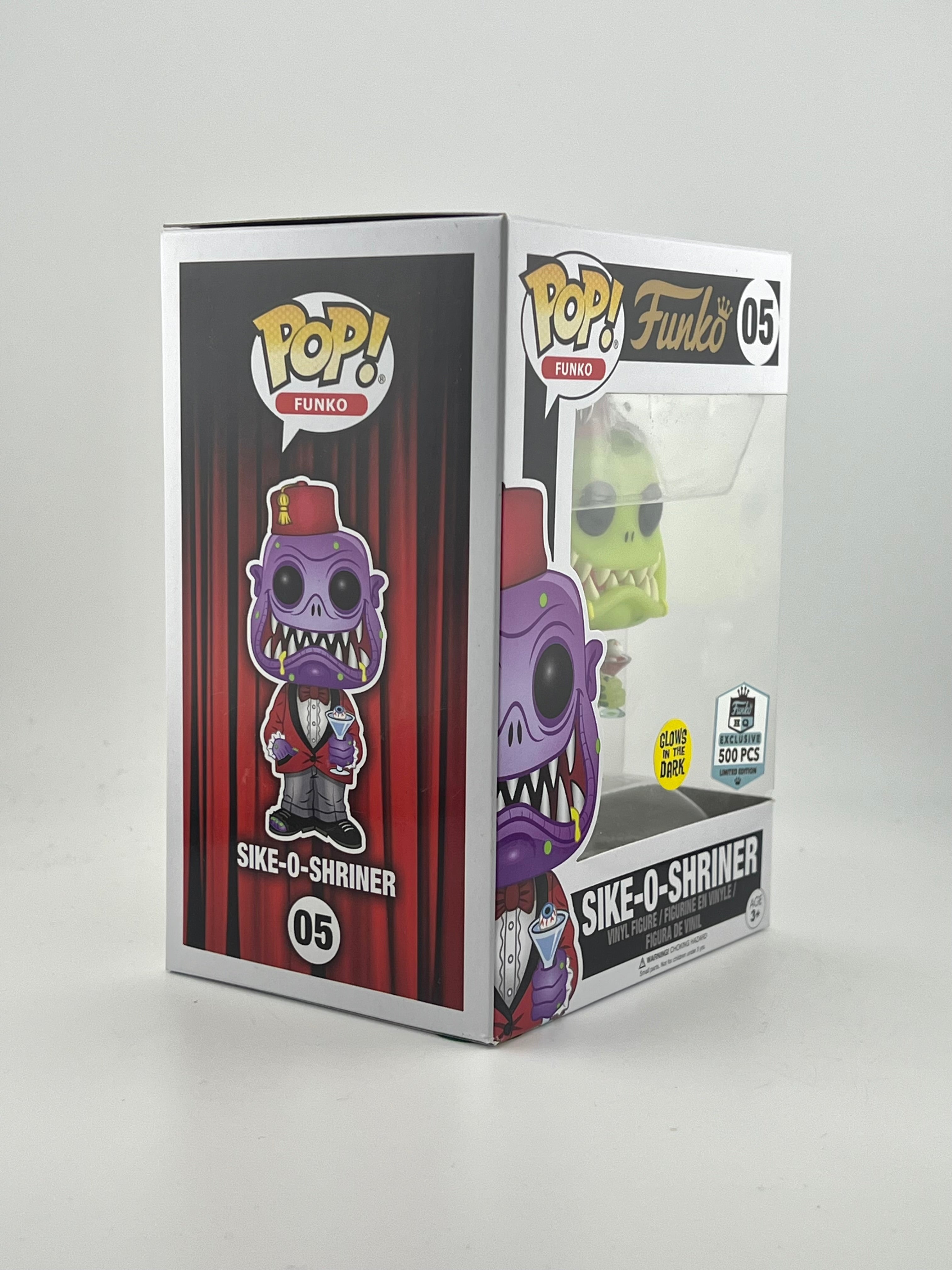 Funko Pop! SIKE-O-SHRINER 05 GITD FUNKO HQ le500 EXCLUSIVE