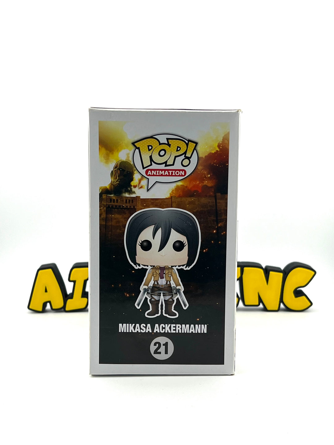 Funko Pop! Attack On Titan: Mikasa Ackermann 21 *DAMAGE*