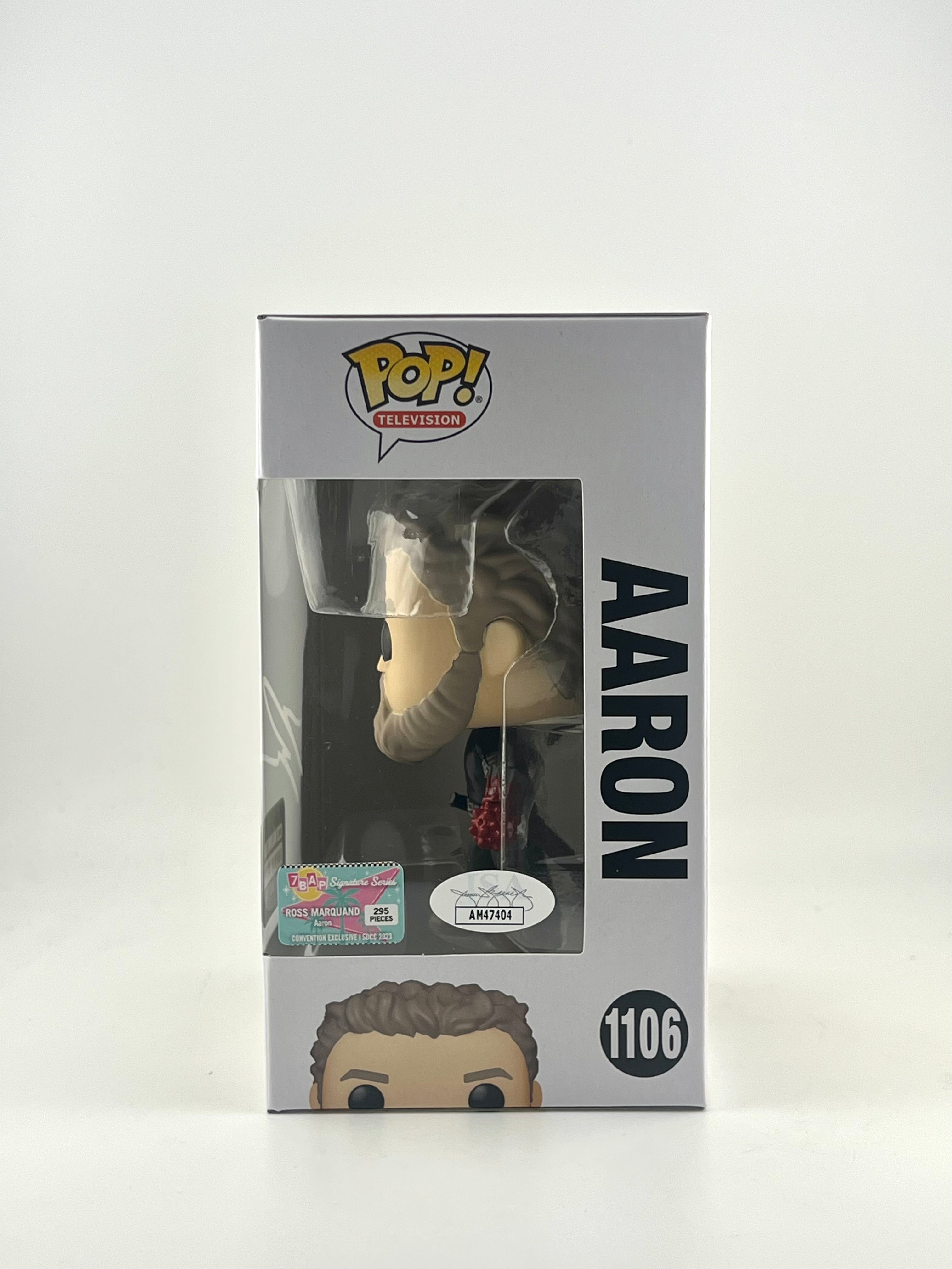 Funko Pop! AARON 1106 TWD SUPPLY DROP EXCLUSIVE SIGNED