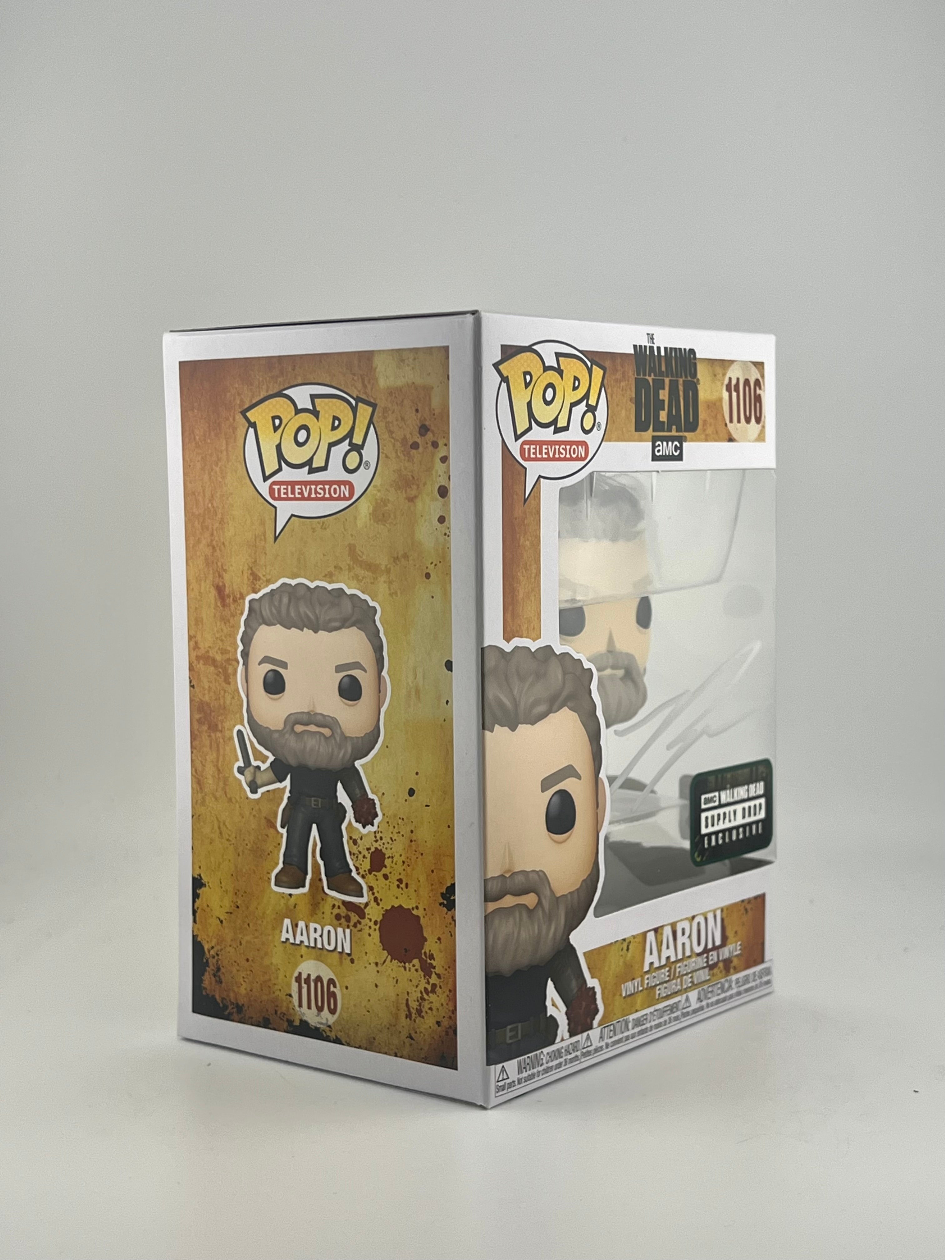 Funko Pop! AARON 1106 TWD SUPPLY DROP EXCLUSIVE SIGNED