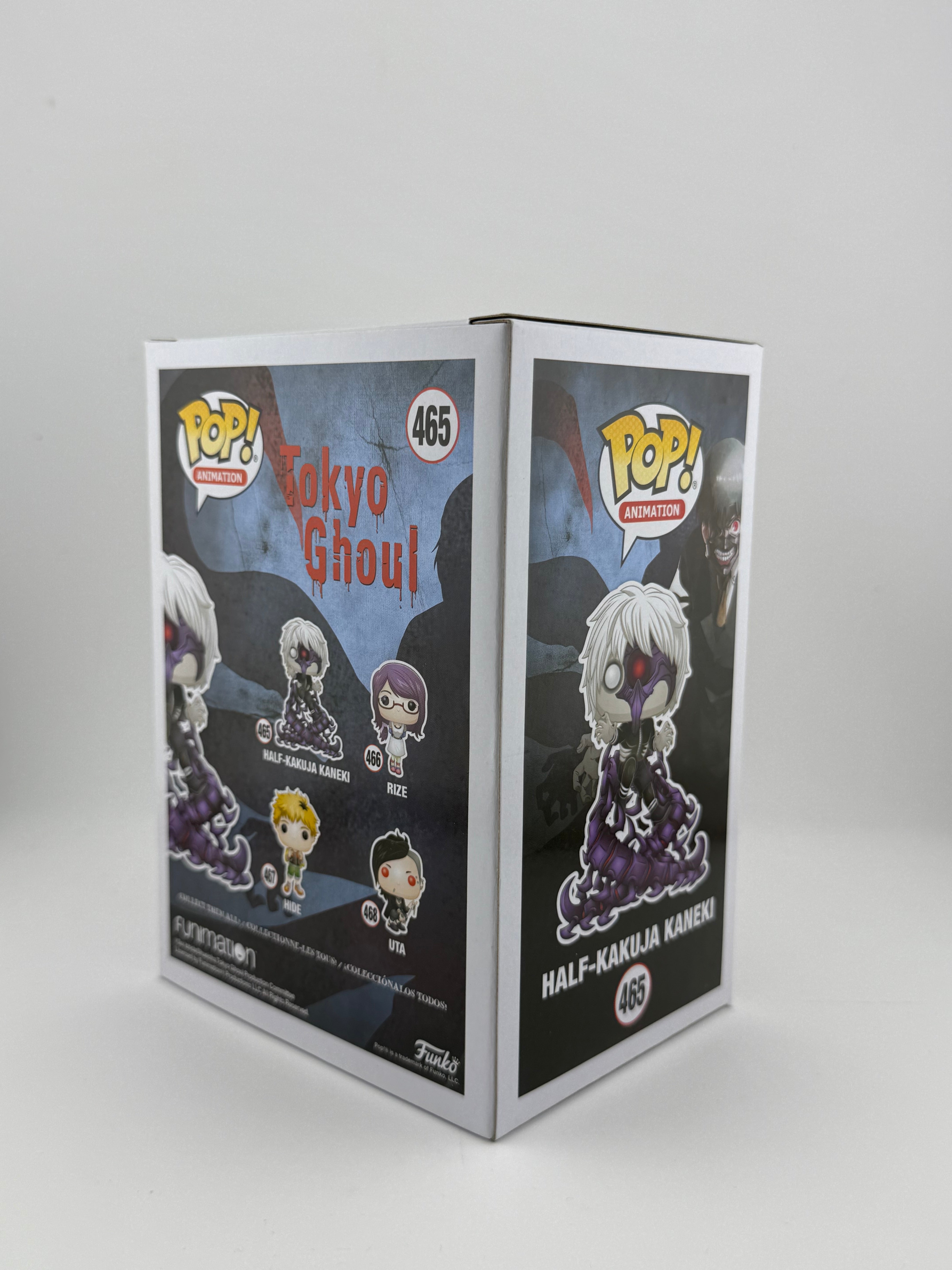 Funko POP! SIGNED HALF-KAKUJA KANEKI 465 (AUSTIN TINDLE) + JSA