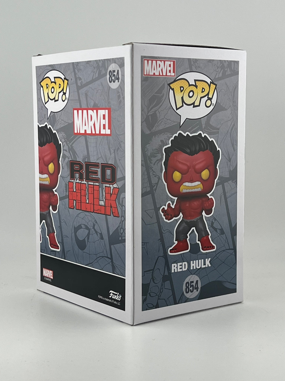 Funko Pop! Red Hulk 854 GITD Chase Hot Topic Exclusive