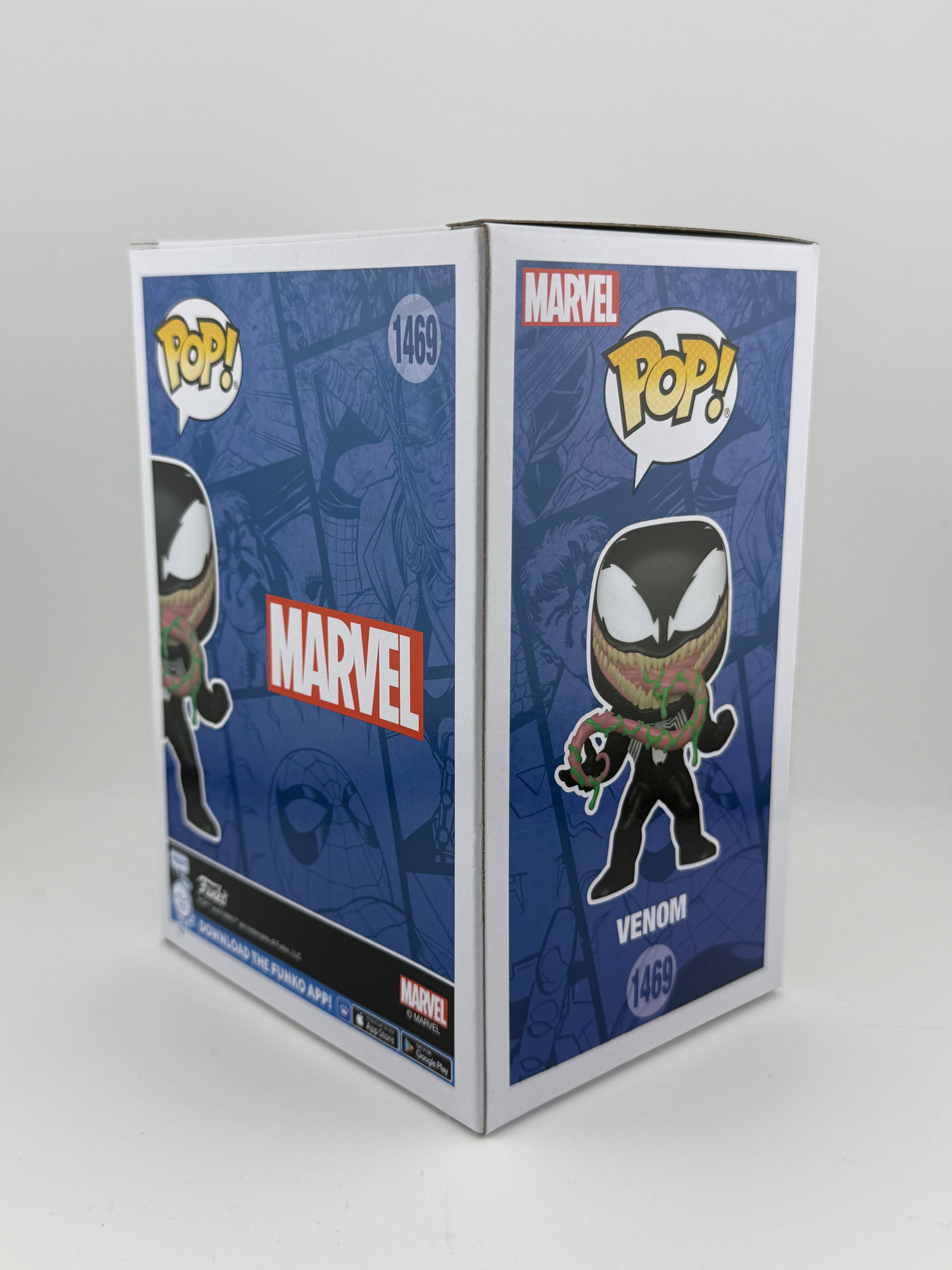 Funko POP! VENOM 1469 GITD COMIC STOP EXCLUSIVE