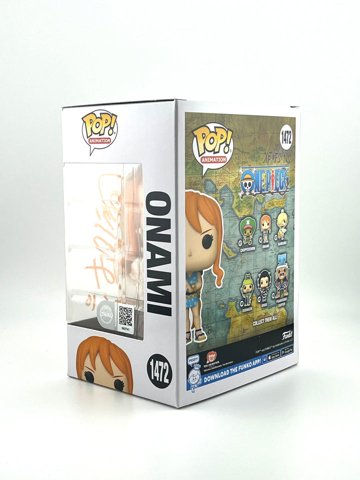 Funko Pop! One Piece - Onami #1472 Autographed by JVA Akemi Okamura with SWAU Authentication