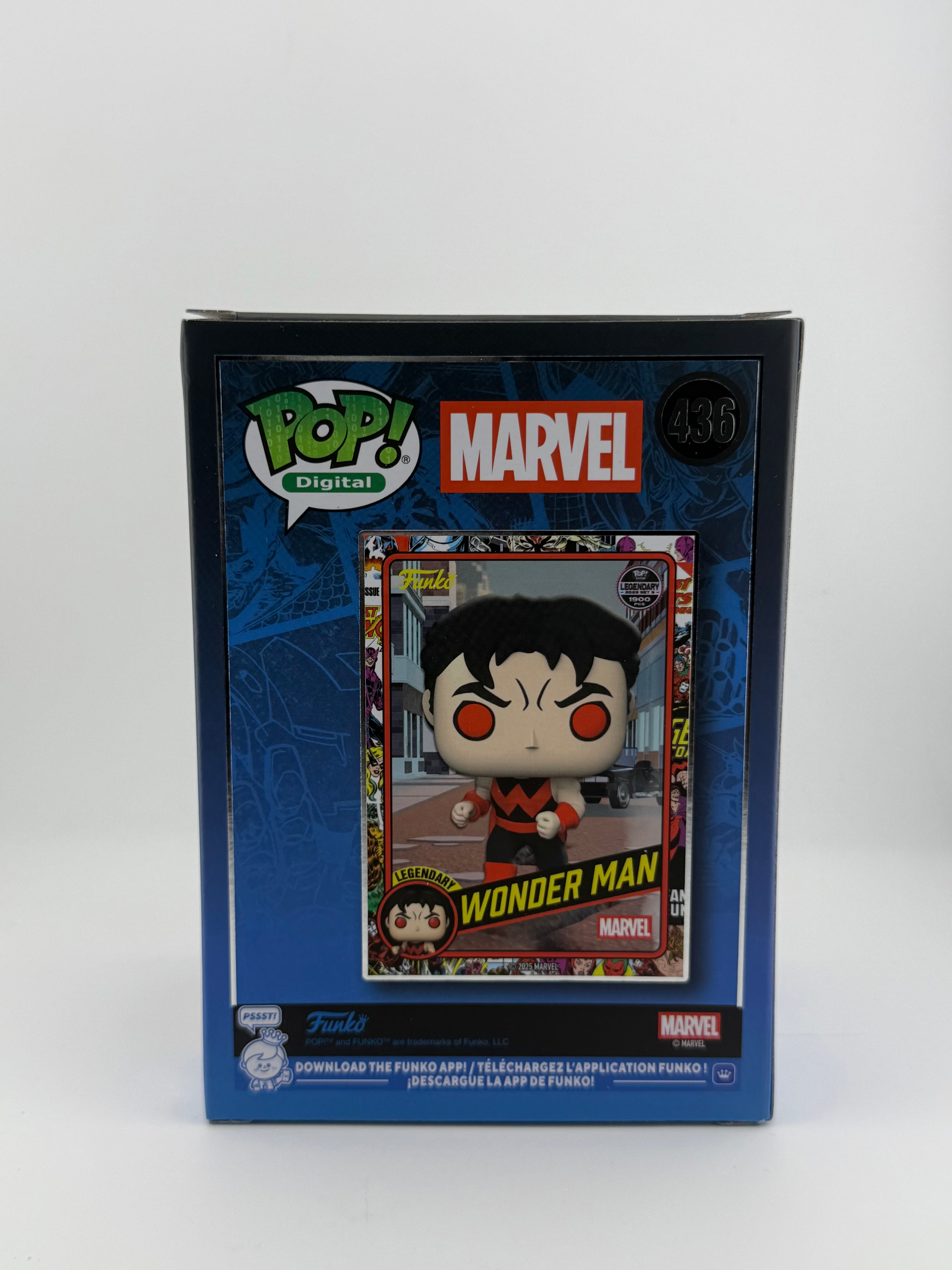 Funko POP! WONDER MAN 436 NFT EXCLUSIVE LE 1203