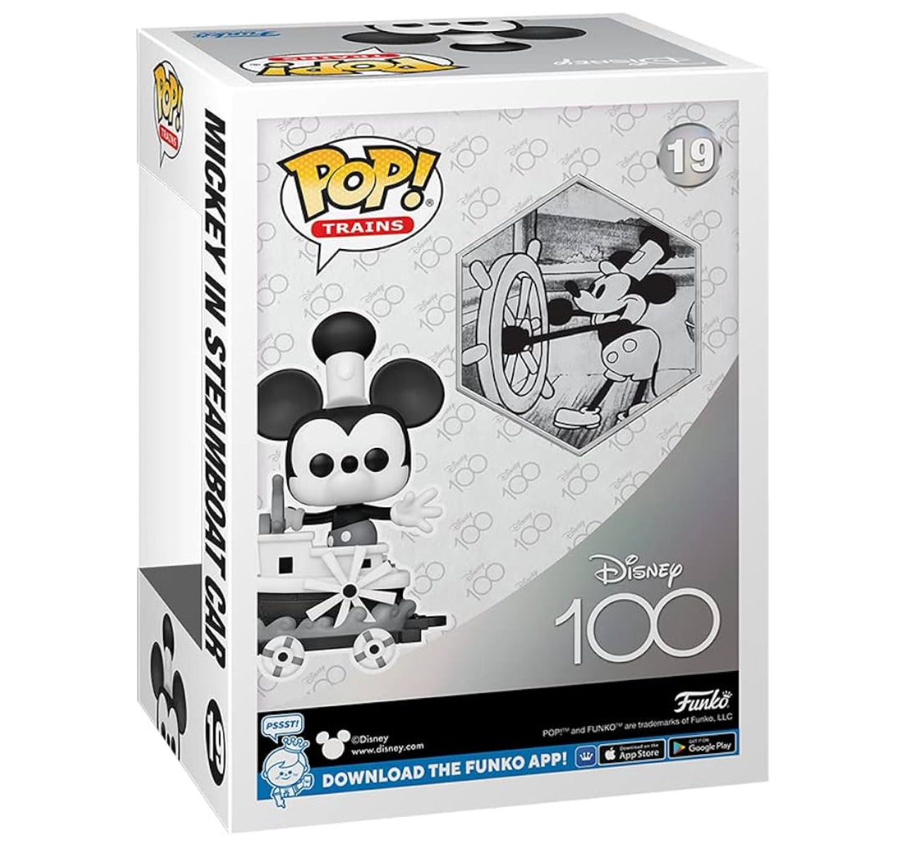 Funko Pop! - MICKEY IN STEAMBOAT CAR 19 Amazon Exclusive