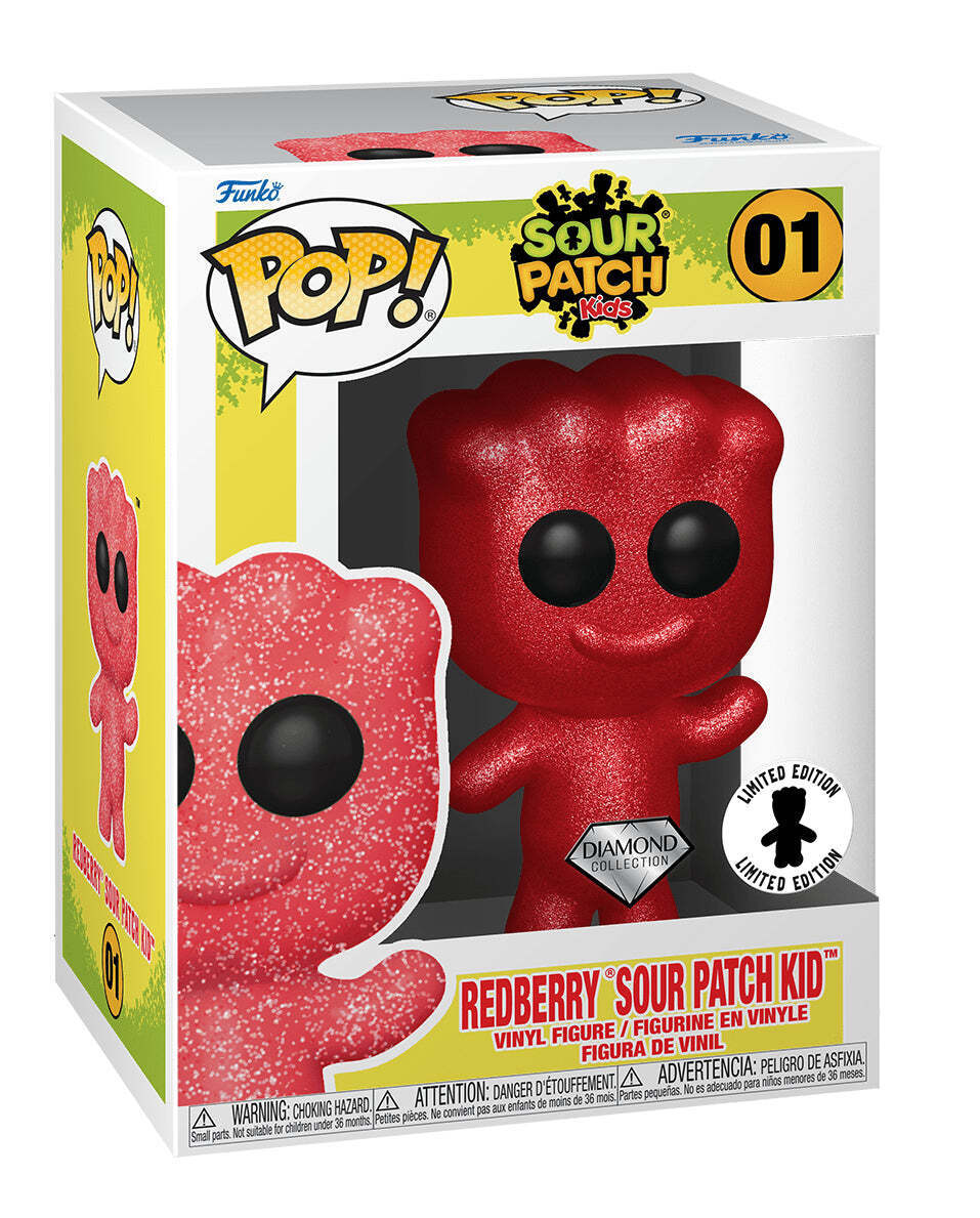 FUNKO POP! REDBERRY SOUR PATCH KID 01 DIAMOND GLITTER
