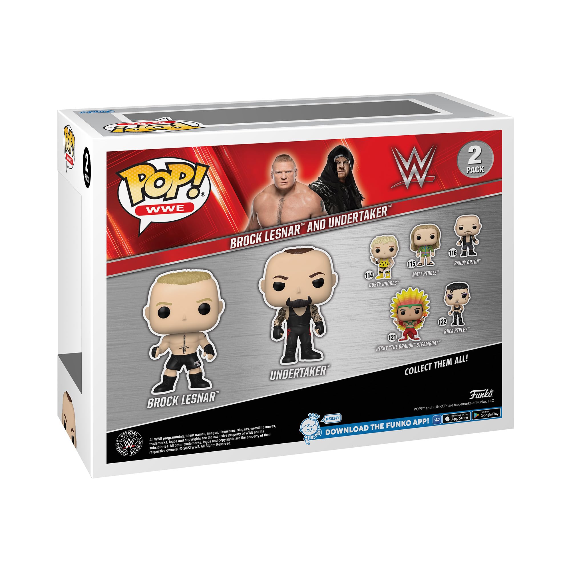 FUNKO POP! BROCK LESNAR & UNDERTAKER 2 PACK