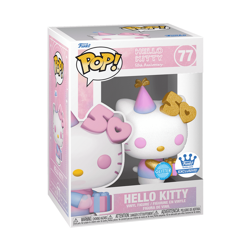FUNKO POP! HELLO KITTY 77 GLITTER FUNKO SHOP EXCLUSIVE
