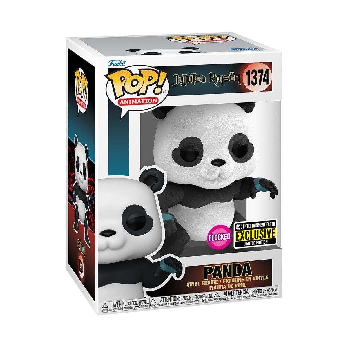 Funko Pop! - PANDA 1374 FLOCKED ENTERTAIMENT EARTH EXCLUSIVE