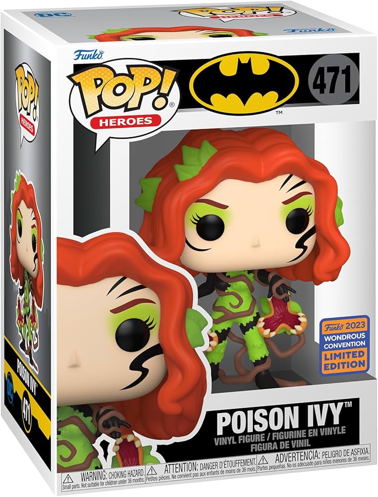 Funko Pop! - POISON IVY 471 SHARED STICKER