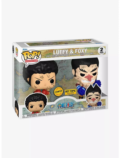 Luffy Foxy Chase 2 Pack - Hot Topic Exclusive - One Piece