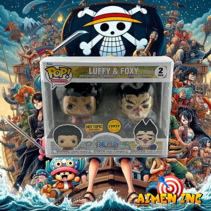 Luffy Foxy Chase 2 Pack - Hot Topic Exclusive - One Piece