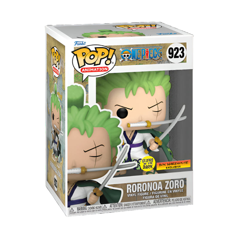 Funko Pop! - RORONOA ZORO 923 GITD Box Warehouse Exclusive