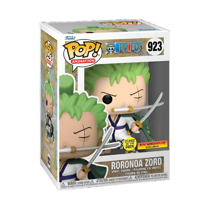 Funko Pop! - RORONOA ZORO 923 GITD Box Warehouse Exclusive