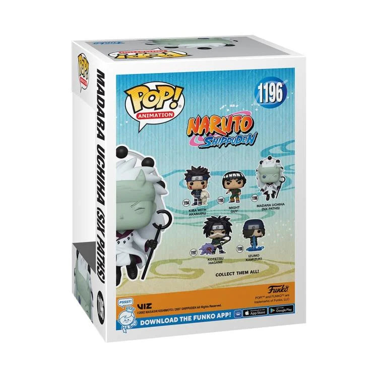 FUNKO POP! MADARA UCHIHA SIX PATHS 1196 GITD GAMESTOP EXCLUSIVE