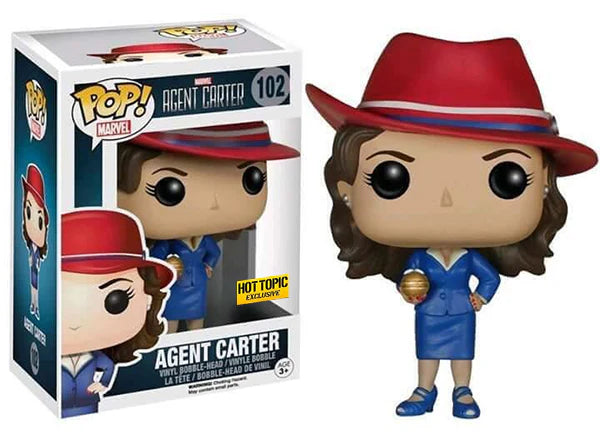 Funko Pop! AGENT CARTER 102 HOT TOPIC EXCLUSIVE