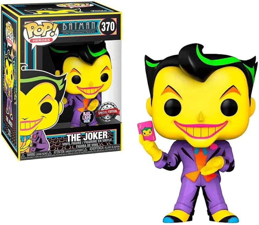 Funko Pop! - THE JOKER 370 BLACKLIGHT SPECIAL EDITION