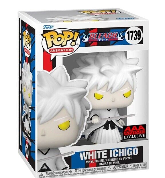 FUNKO POP! - WHITE ICHIGO 1739 AAA EXCLUSIVE -BLEACH