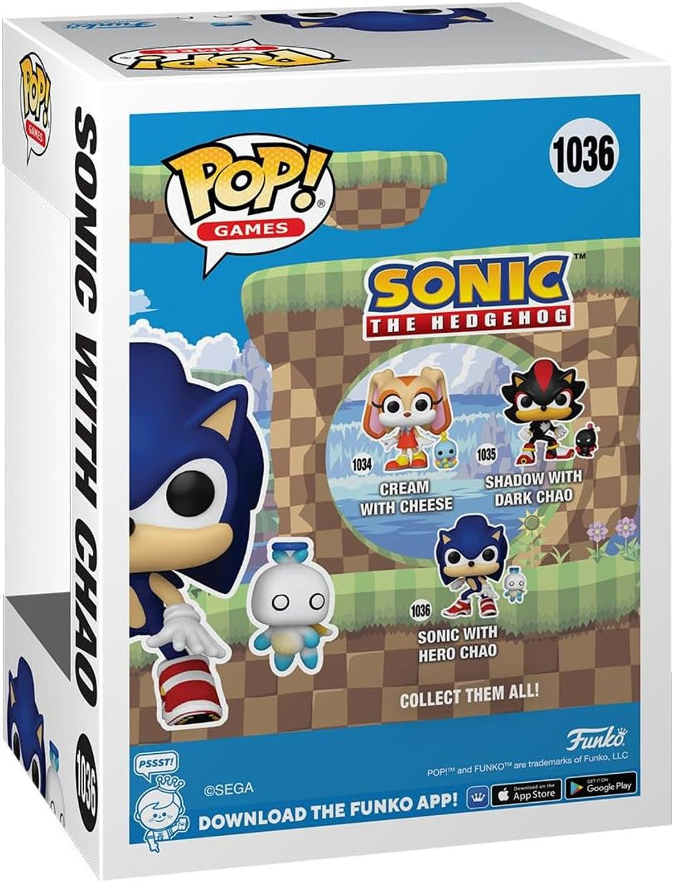 Funko Pop! - SONIC 1036 FLOCKED Target Exclusive