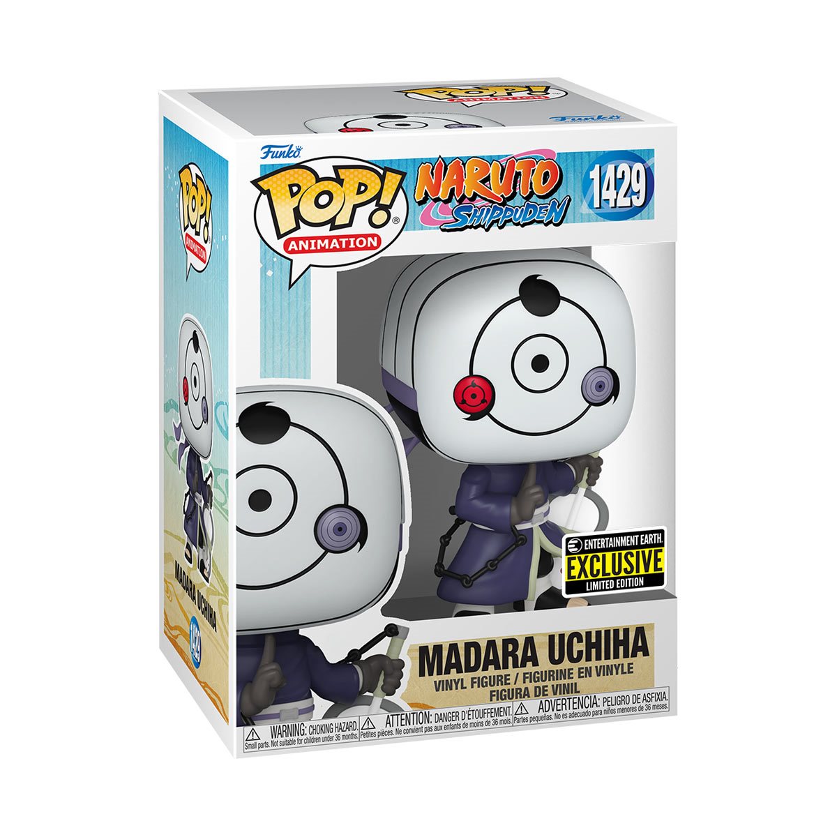 Funko Pop! - MADARA UCHIHA 1429 ENTERTAINMENT EARTH EXCLUSIVE