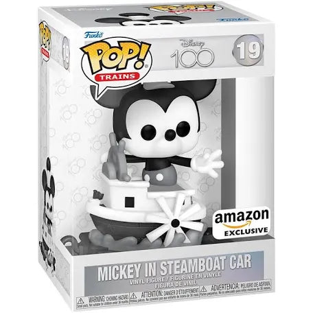 Funko Pop! - MICKEY IN STEAMBOAT CAR 19 Amazon Exclusive