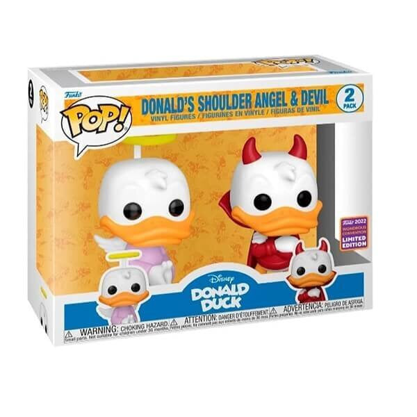 Funko PoP!  DONALD'S SHOULDER ANGEL / DEVIL FUNKO SHARED STICKER