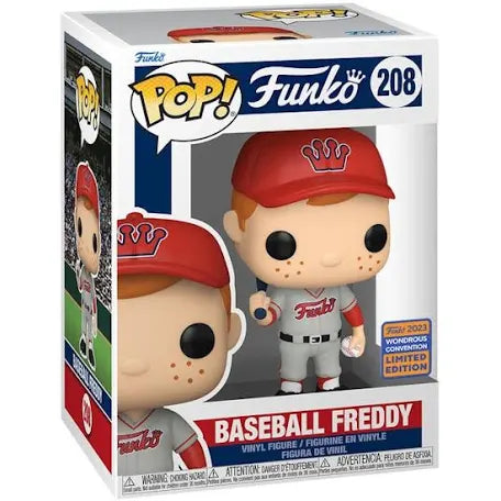 FUNKO POP! - BASEBALL FREDDY 208 WONDER CON SHARED STICKER